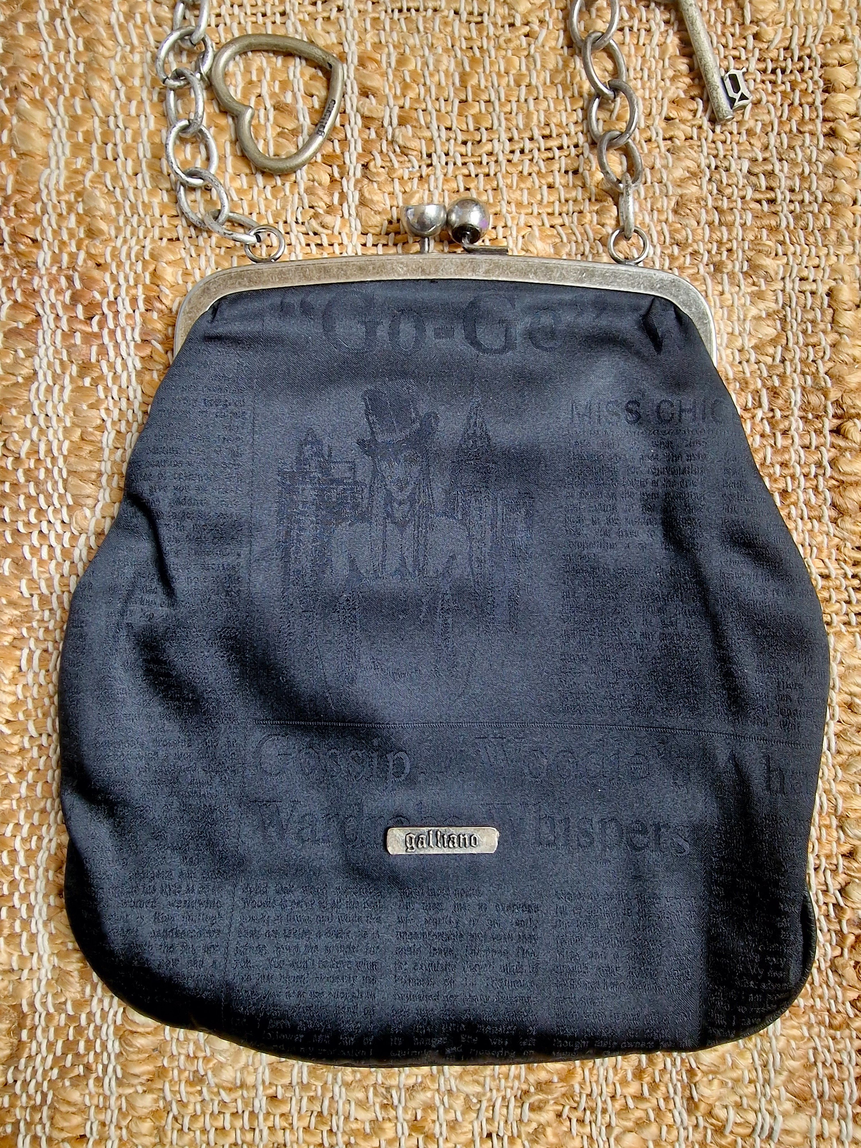 John Galliano John Galliano Gazette Newspaper Crystal Shoulder Hand Bag Size ONE SIZE - 4 Thumbnail