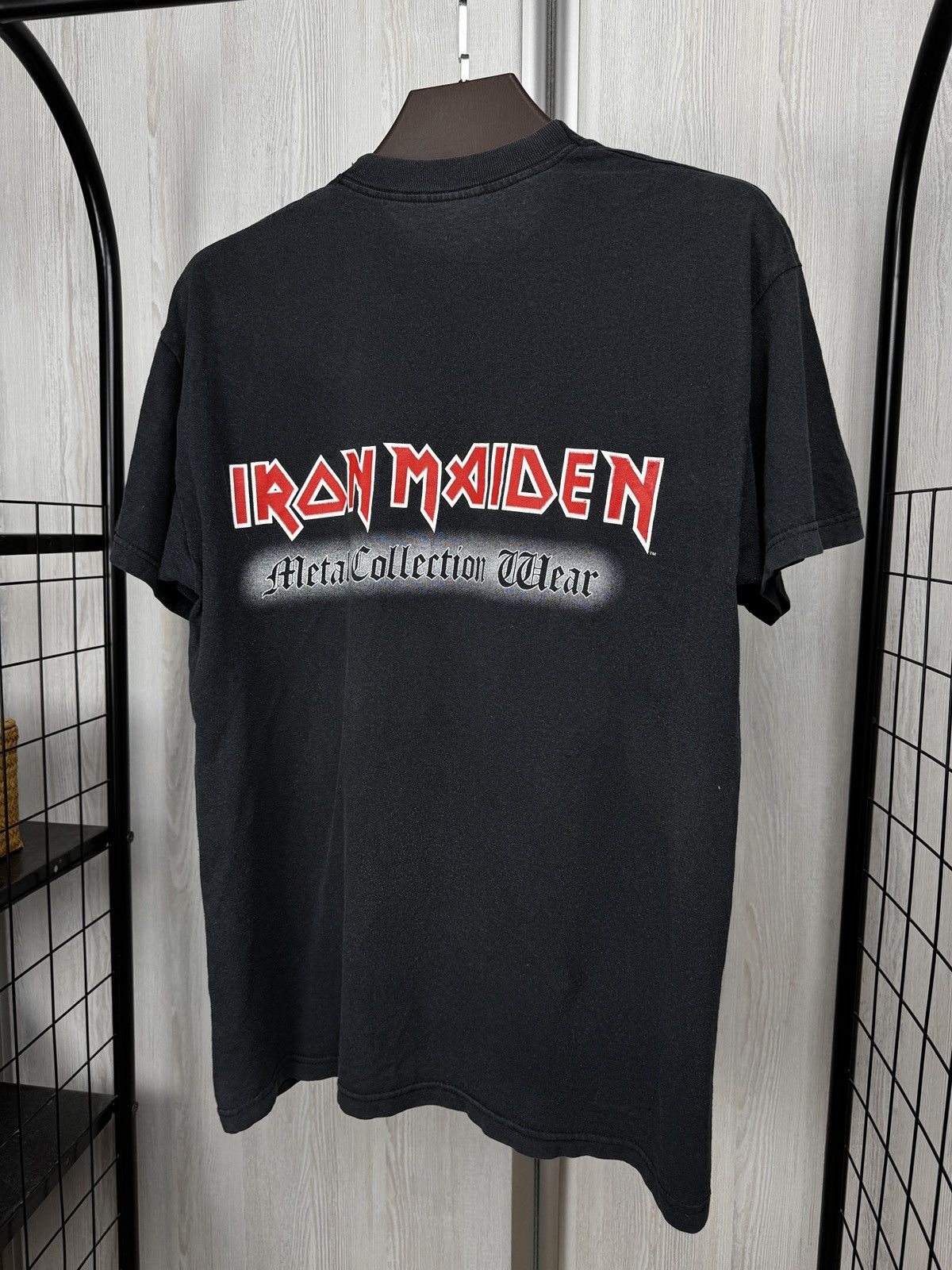 Fruit Of The Loom Vintage 1998 Iron Maiden The Trooper Black Band Tee size M-L Size US L / EU 52-54 / 3 - 10 Thumbnail