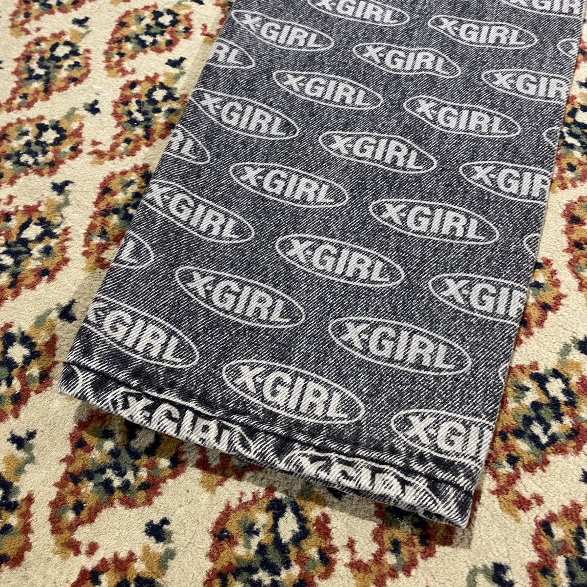 Designer × Japanese Brand X-Girl Oval LG Denim PT Women’s Jeans Size 27" / US 4 / IT 40 - 9 Thumbnail