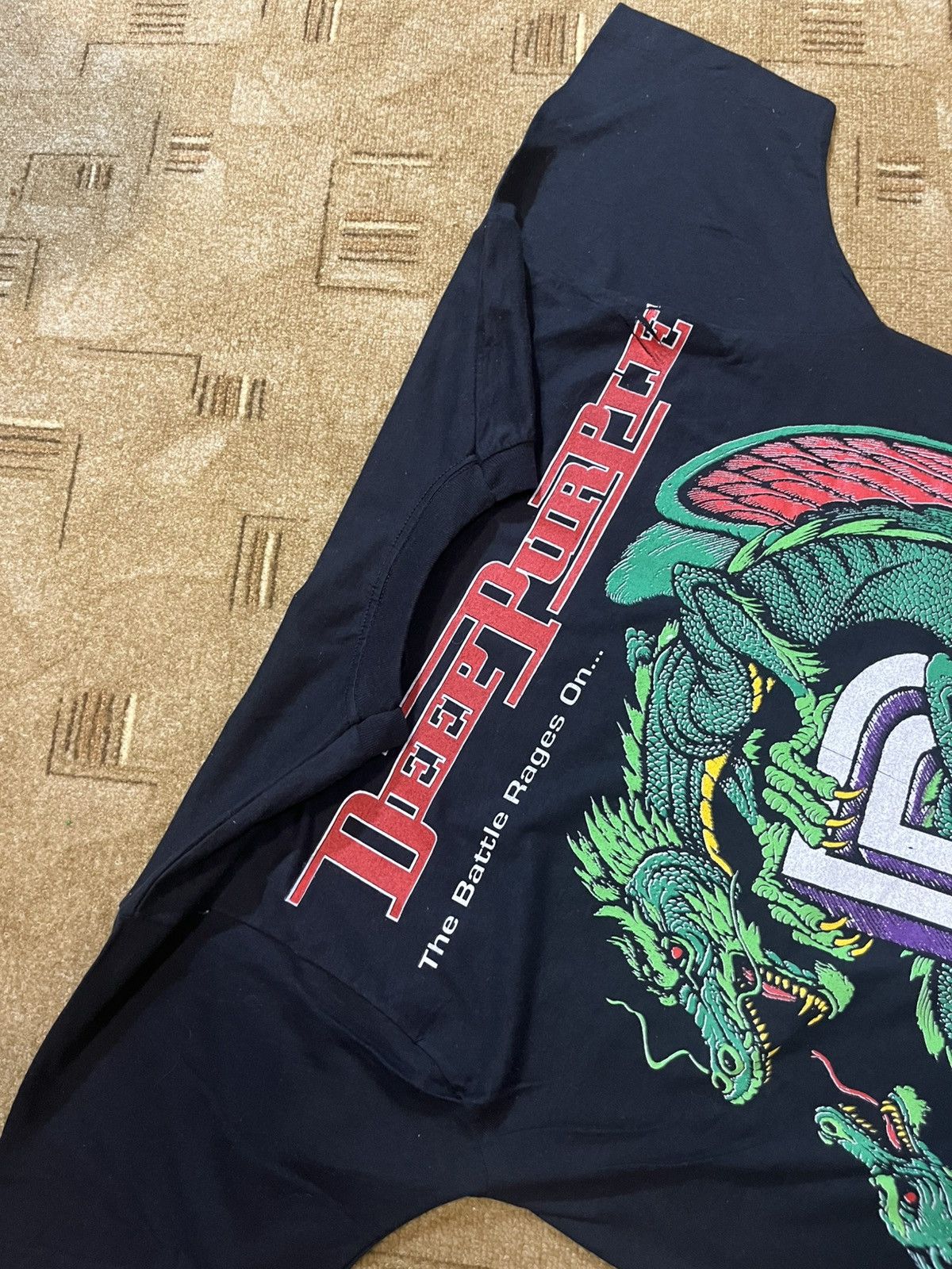 Vintage Deep purple vintage merch Euro tour 1993 Size US XL / EU 56 / 4 - 9 Thumbnail