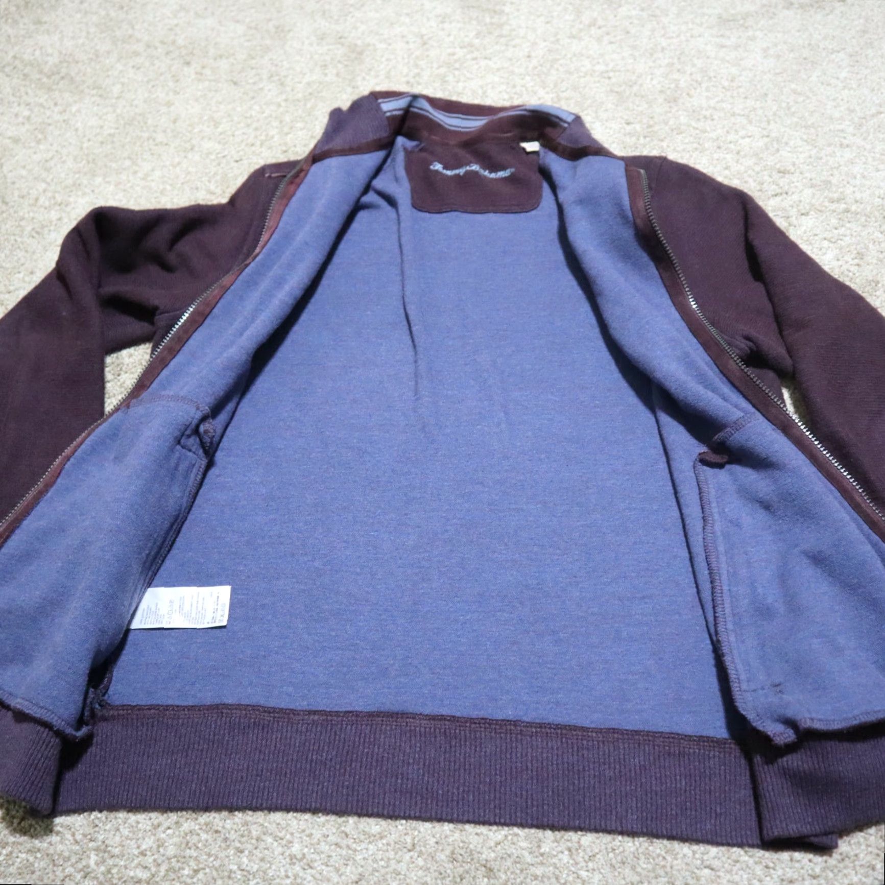 Tommy Bahama VINTAGE Tommy Bahama Full Zip Jacket Burgundy Men's Size S Small Size US S / EU 44-46 / 1 - 4 Thumbnail