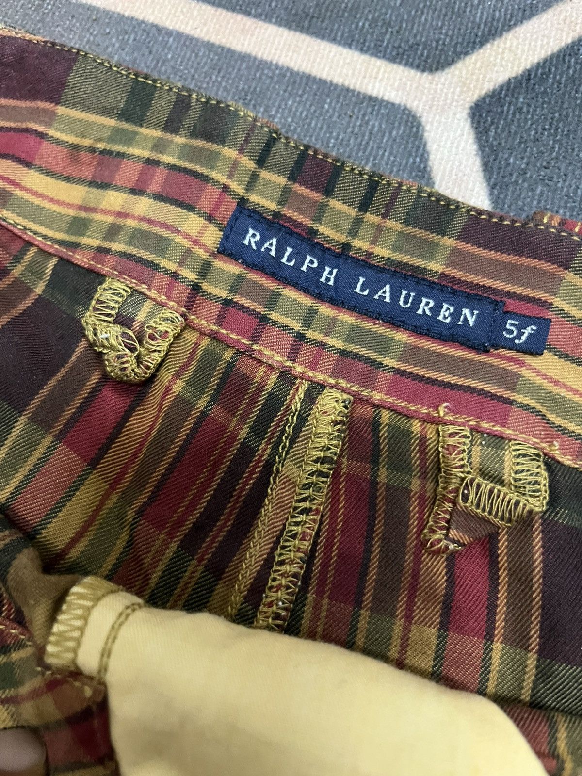 Polo Ralph Lauren 💥Polo RL Tartan Soft Cotton Cargo Pants Size US 36 / EU 52 - 11 Thumbnail