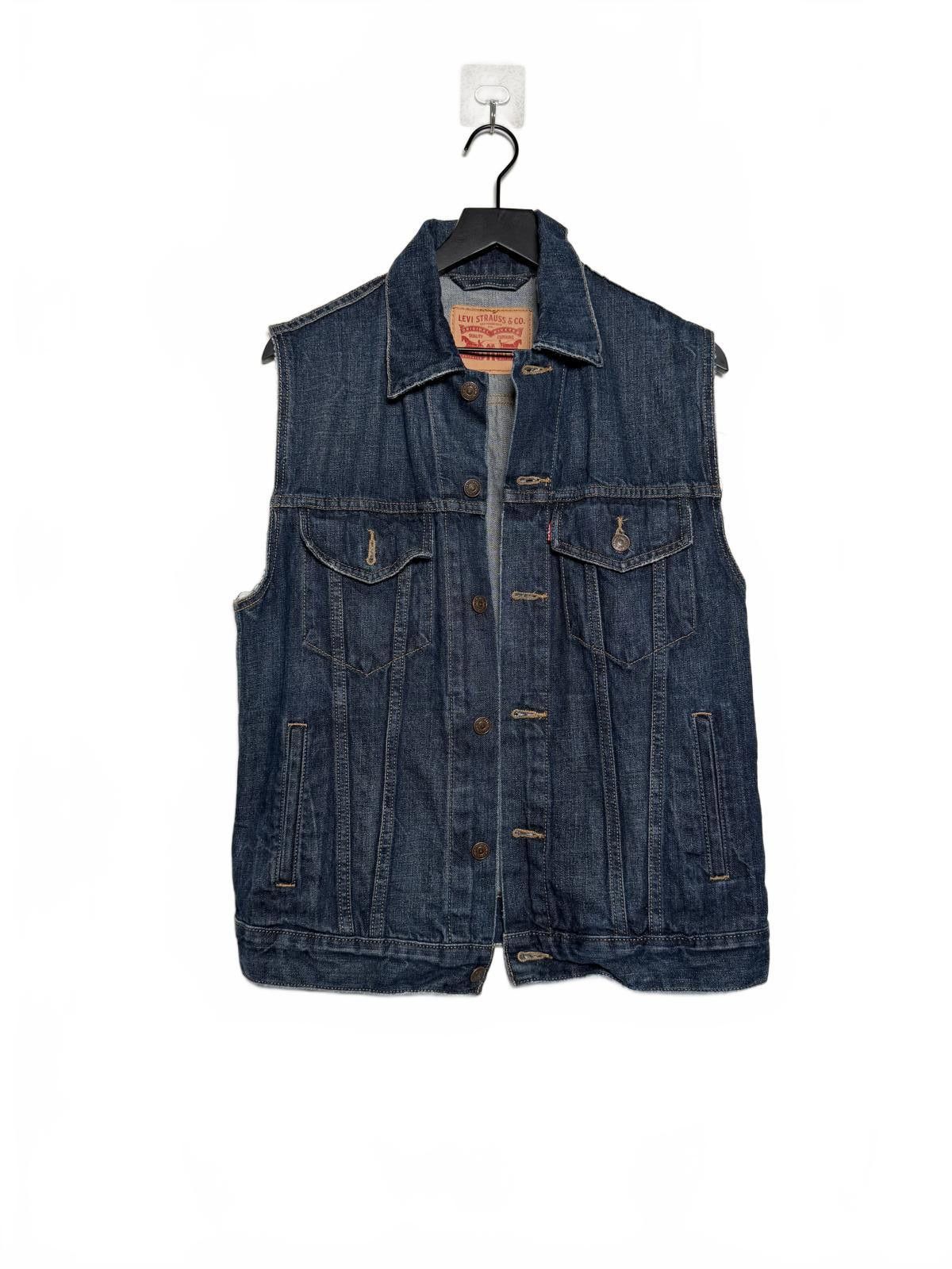 Levi's Levi's Denim Vest Jacket Size US M / EU 48-50 / 2 - 1 Thumbnail