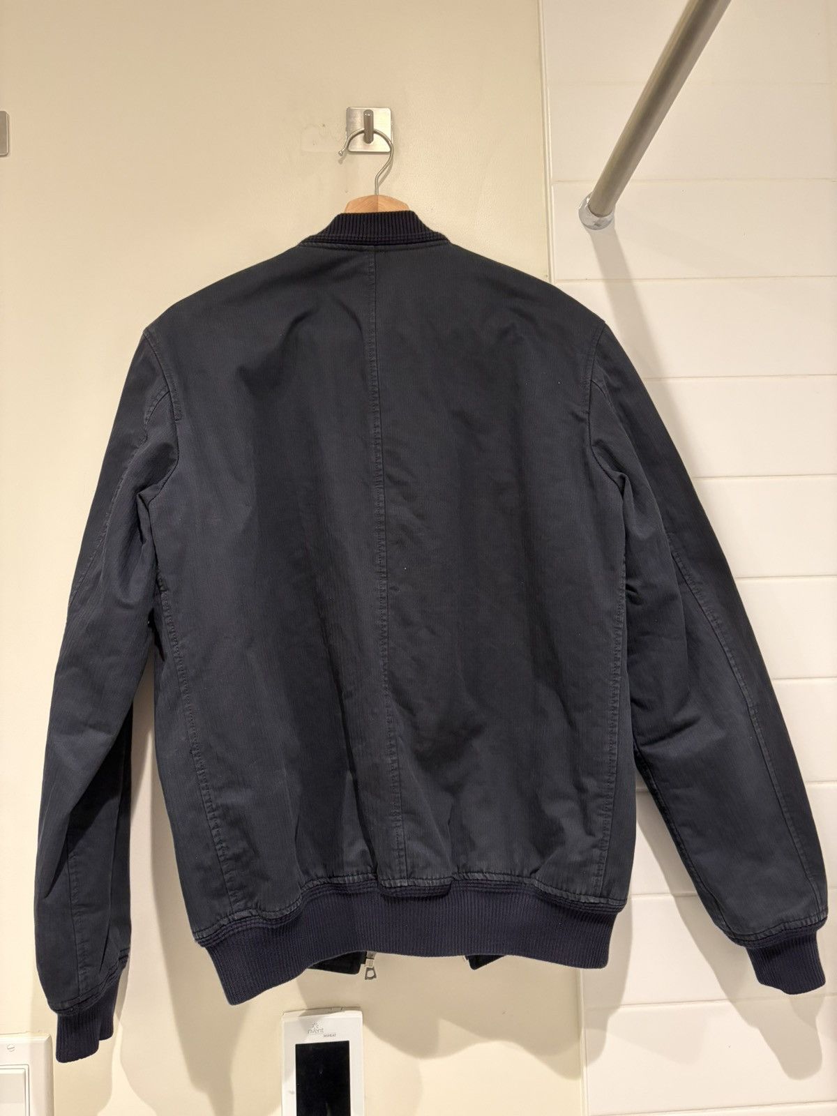 A.P.C. A.P.C. Dark Navy Bomber Jacket Size US S / EU 44-46 / 1 - 3 Thumbnail