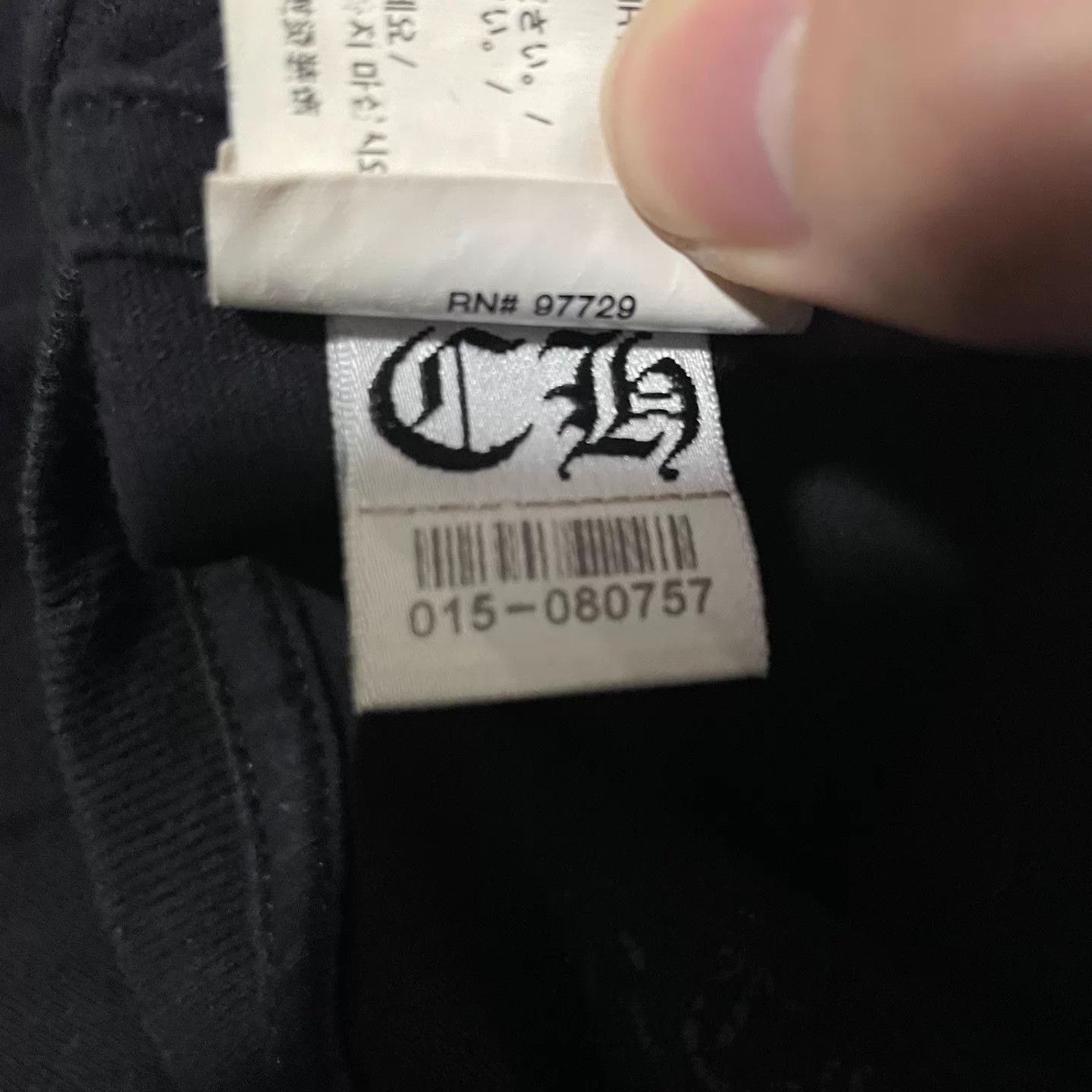 Chrome Hearts Black Short Sleeve T-Shirt with Pocket - Size L Size US XXS / EU 40 - 6 Thumbnail