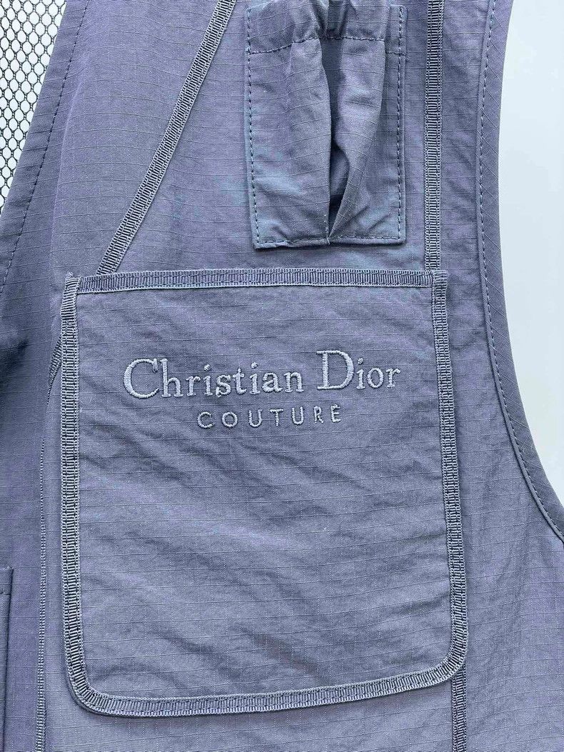 Dior Dior 23summer embroidered logo workwear vest 2501-Nextarrow Size US M / EU 48-50 / 2 - 3 Thumbnail