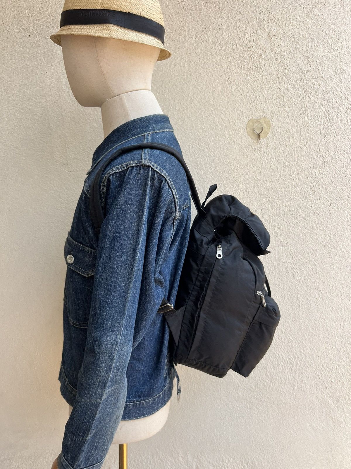 Vintage Vintage 90s Y’saccs Yohji Yamamoto Cargo Backpack Bag Size ONE SIZE - 2 Thumbnail