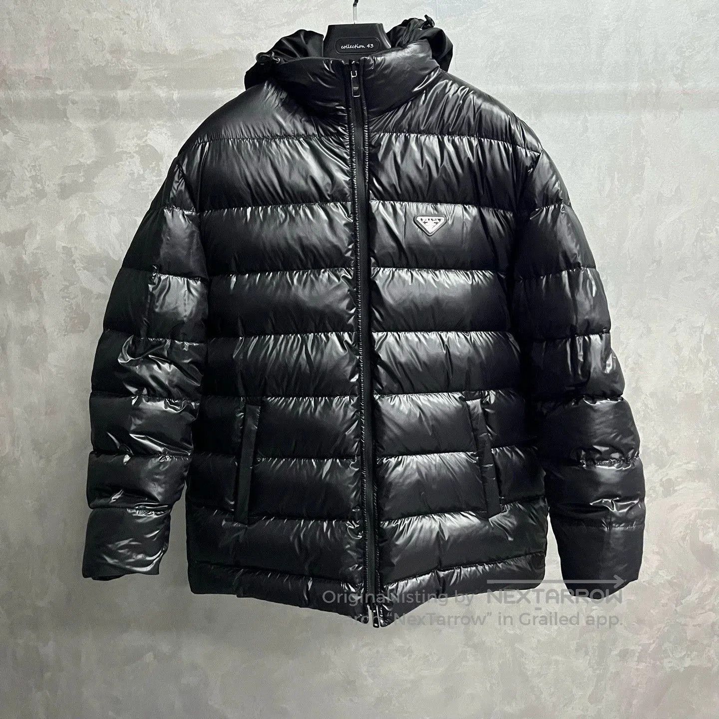 Prada black double-sided hooded jacket by prada. Size US L / EU 52-54 / 3 - 6 Thumbnail