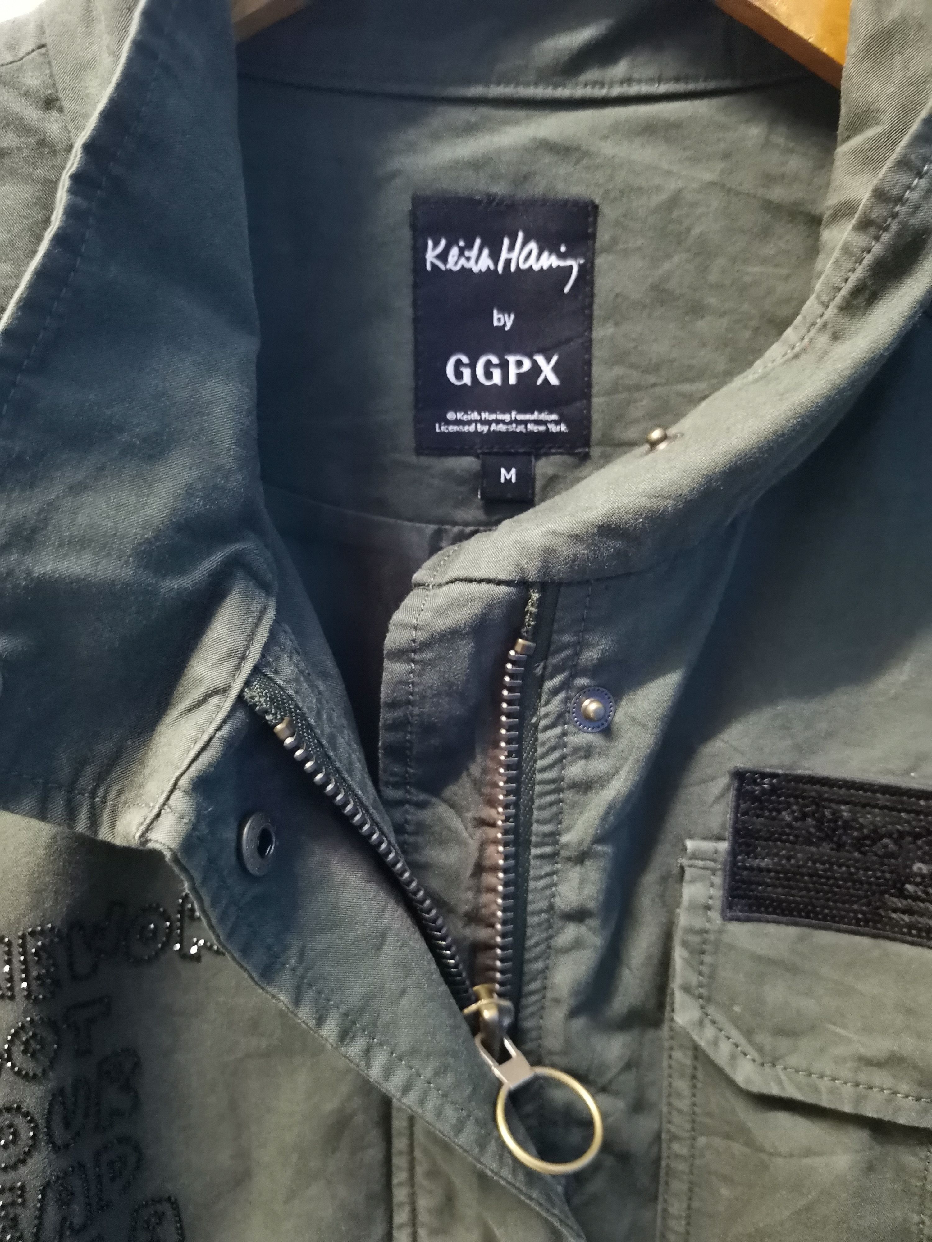 Keith Haring Keith Haring by GGPX Jacket Andy Mouse Swarovski Patches Size US M / EU 48-50 / 2 - 5 Thumbnail