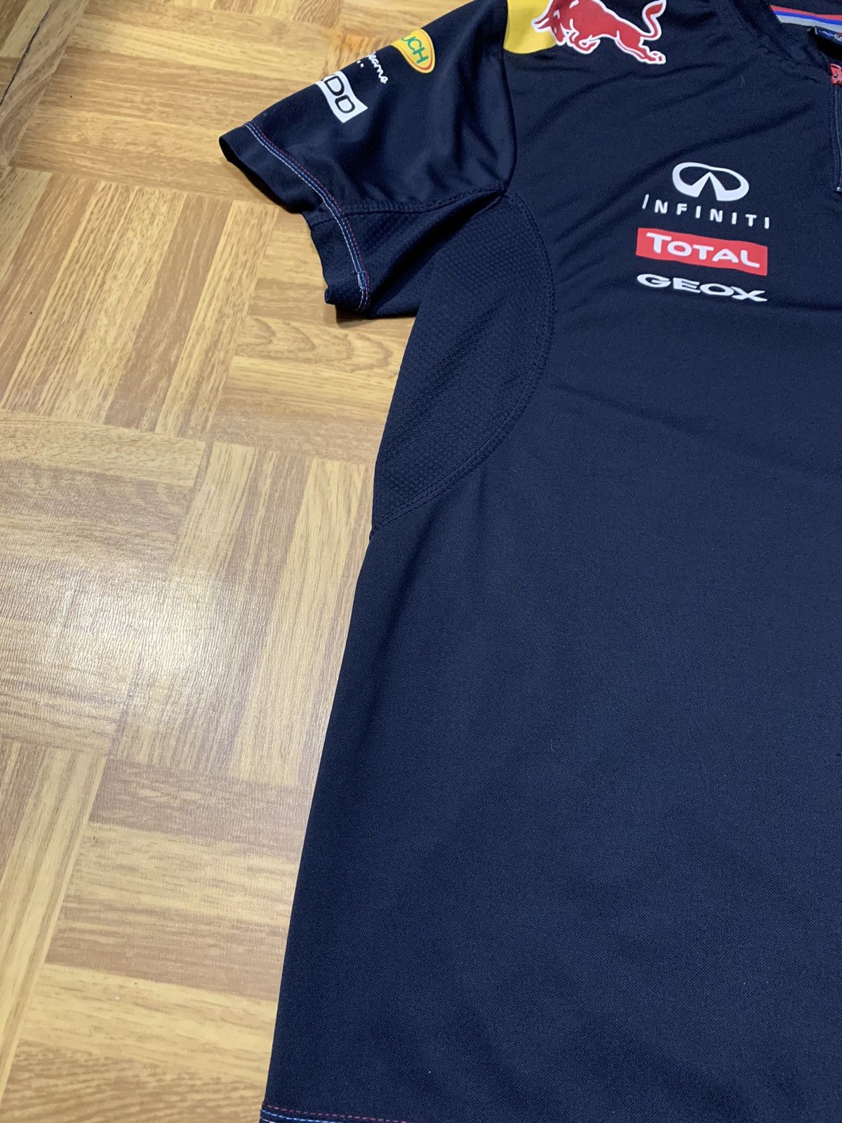 Red Bull Infiniti Red Bull racing zip Pepe jeans polo jersey shirt Size US L / EU 52-54 / 3 - 10 Thumbnail