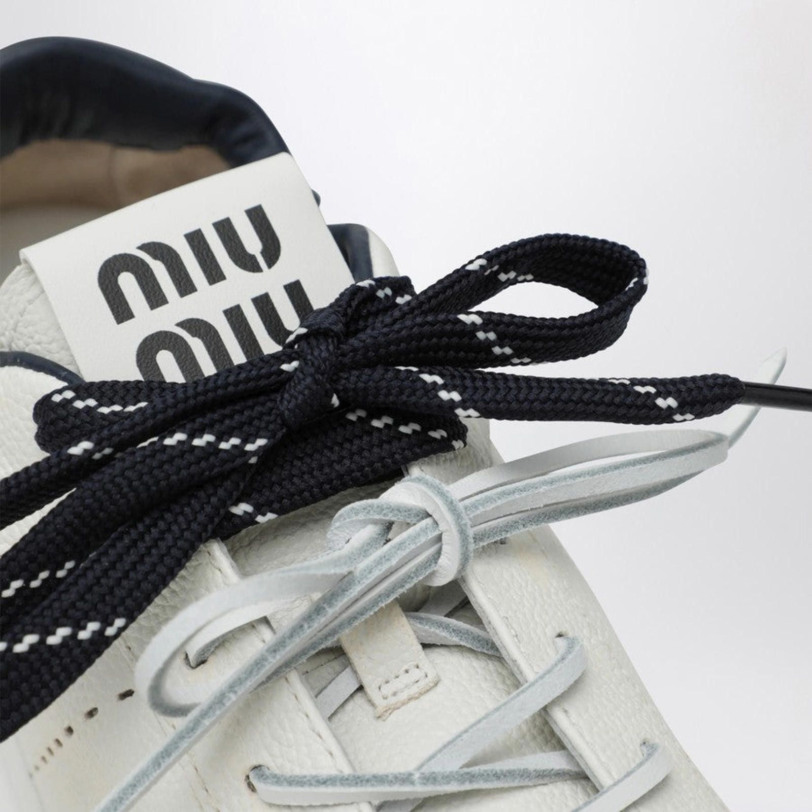 Miu Miu MIU MIU LEATHER SNEAKER SIZE 39 Size ONE SIZE - 4 Thumbnail