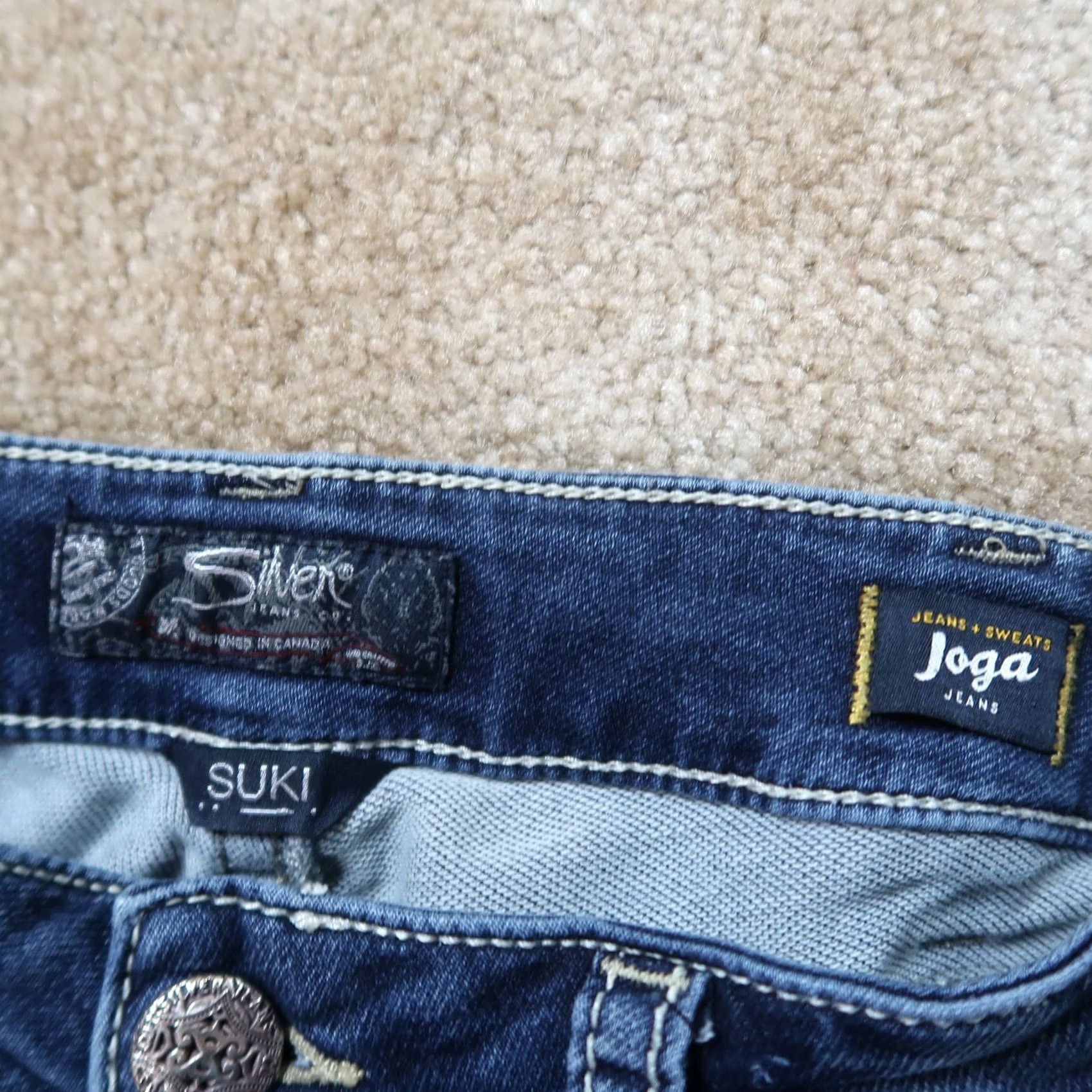 Silver Jeans Co. VINTAGE? No. Size 24" / US 00 / IT 34 - 3 Thumbnail