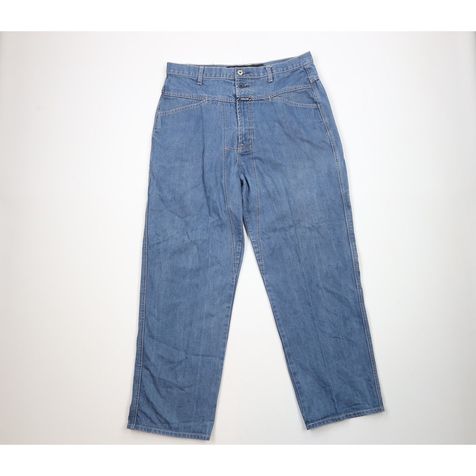 Marithe + Francois Girbaud × Vintage Vintage 90s Marithe Francois Girbaud Baggy Wide Leg Jeans Size US 36 / EU 52 - 1 Thumbnail