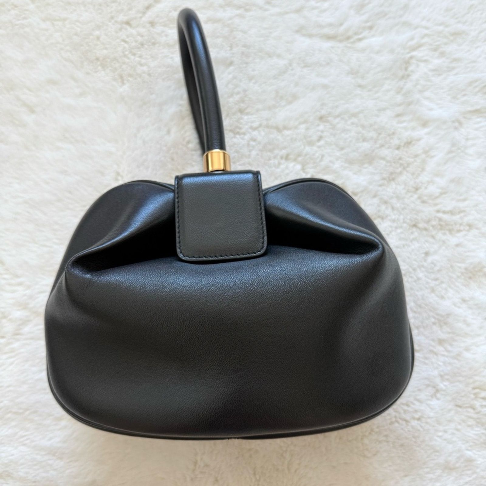 Gabriela Hearst Gabriela Hearst Nina Black Nappa leather Authentic 3200$ Size ONE SIZE - 2 Thumbnail