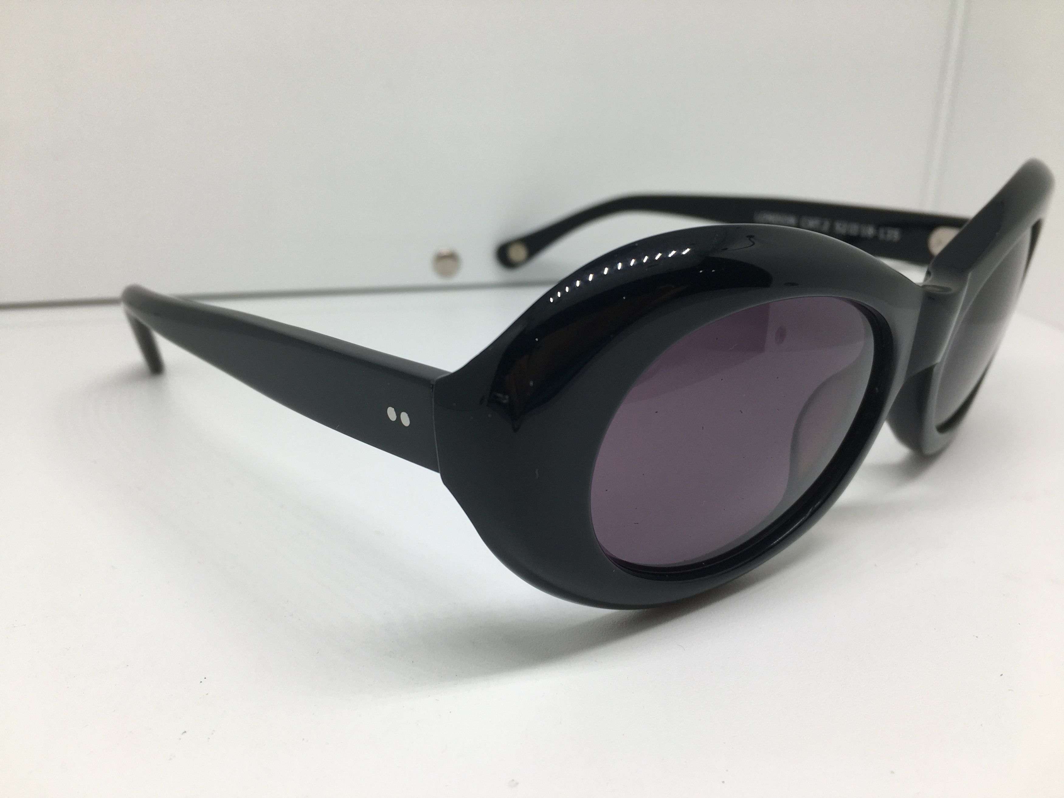 Vintage Oliver Gold Smith Black Jackio Sunglasses Frame Size ONE SIZE - 2 Thumbnail