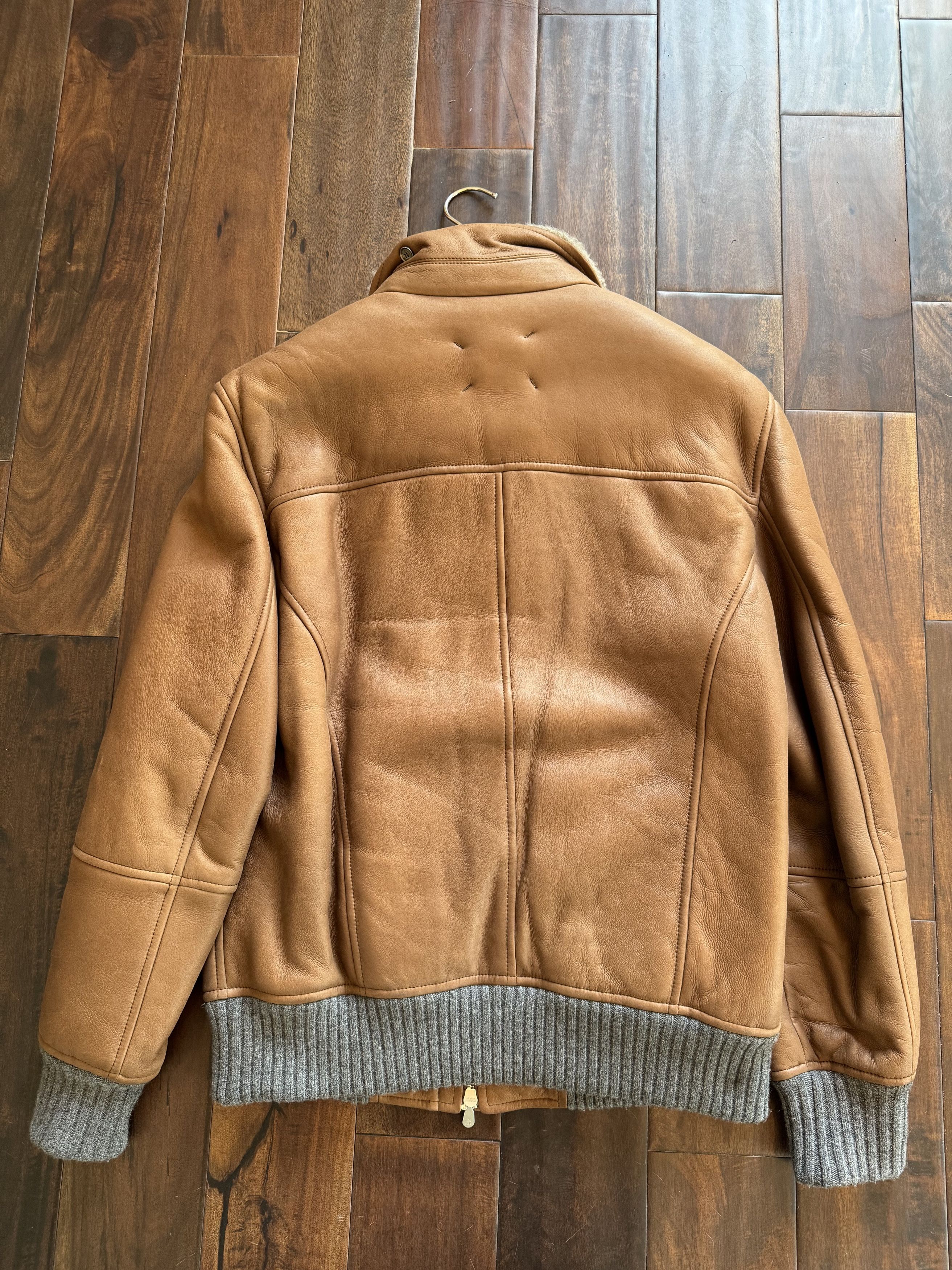 Brunello Cucinelli Suede Jacket w/Cashmere Shearling (M) Size US XL / EU 56 / 4 - 2 Thumbnail