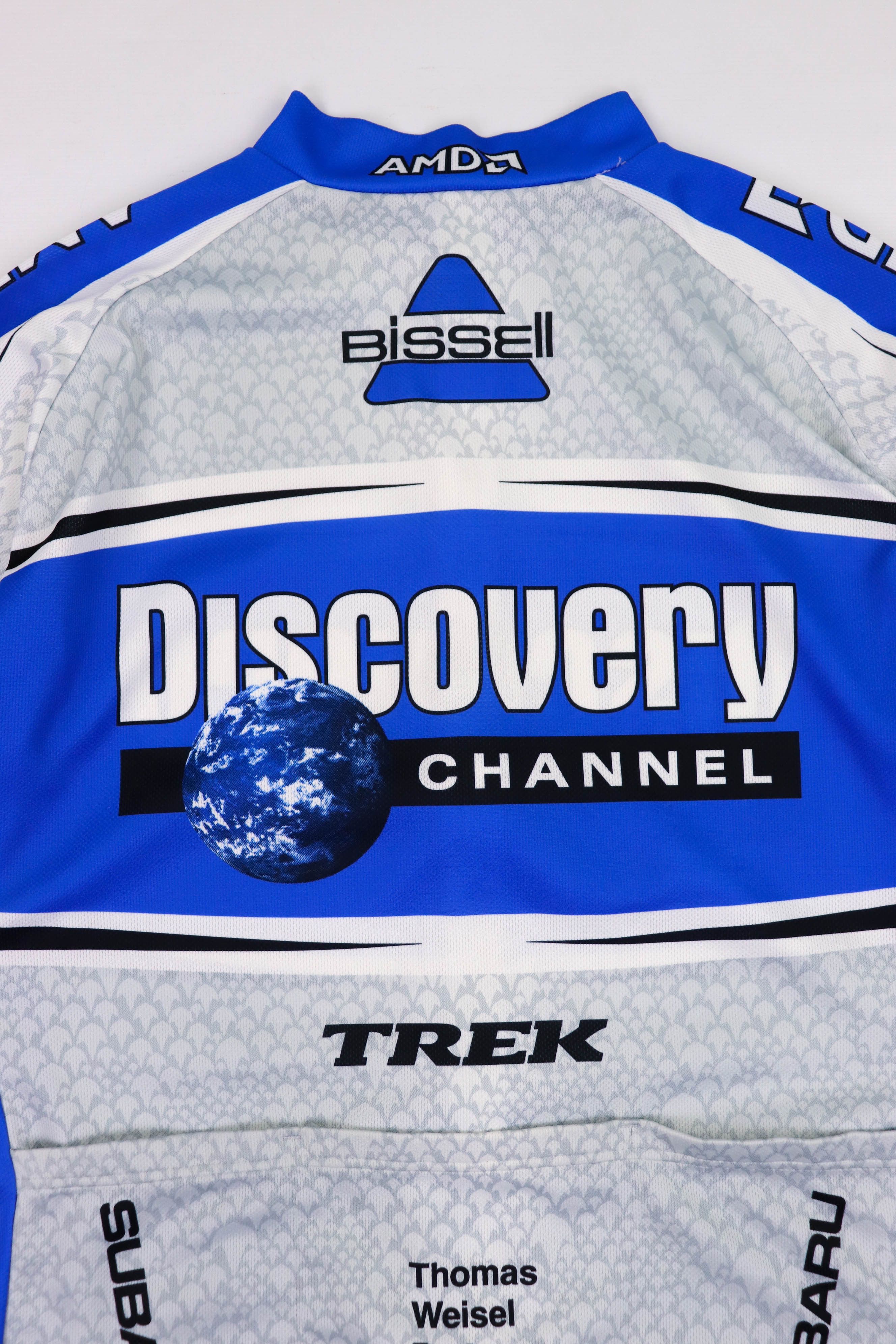 Nike Nike 00s Vintage DriFit Discovery Channel Zip Cycling Jersey Size US M / EU 48-50 / 2 - 6 Thumbnail