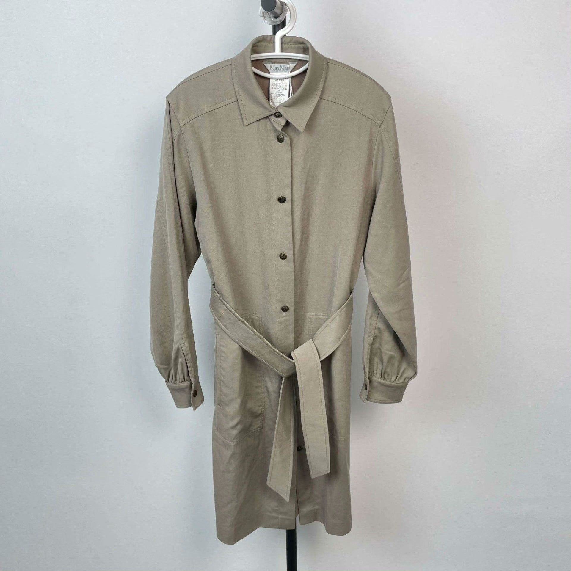 Max Mara Max Mara Cotton Gray Dress M Women Size M / US 6-8 / IT 42-44 - 1 Thumbnail