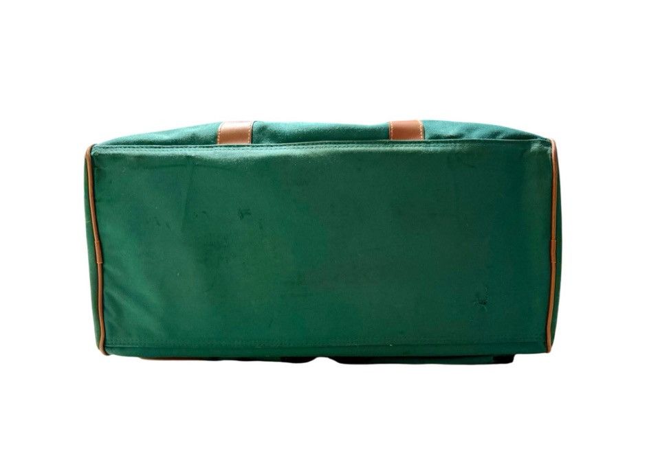 Polo Ralph Lauren VTG Polo Ralph Lauren Green & Tan Canvas Travel Duffle Bag Size ONE SIZE - 5 Thumbnail