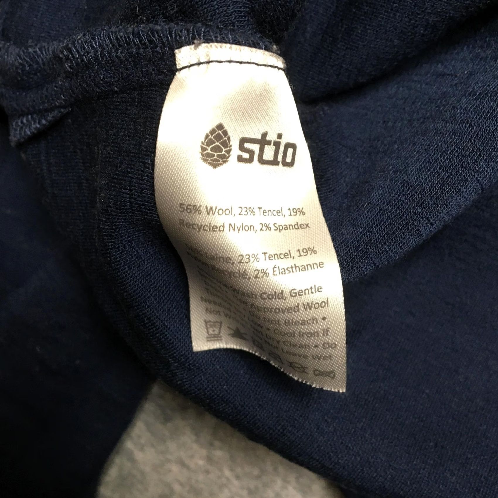 Layer 8 Stio Shirt Mens XL Blue Merino Wool 1/4 Zip Long Sleeve Base Layer Hiking Size US XL / EU 56 / 4 - 7 Thumbnail