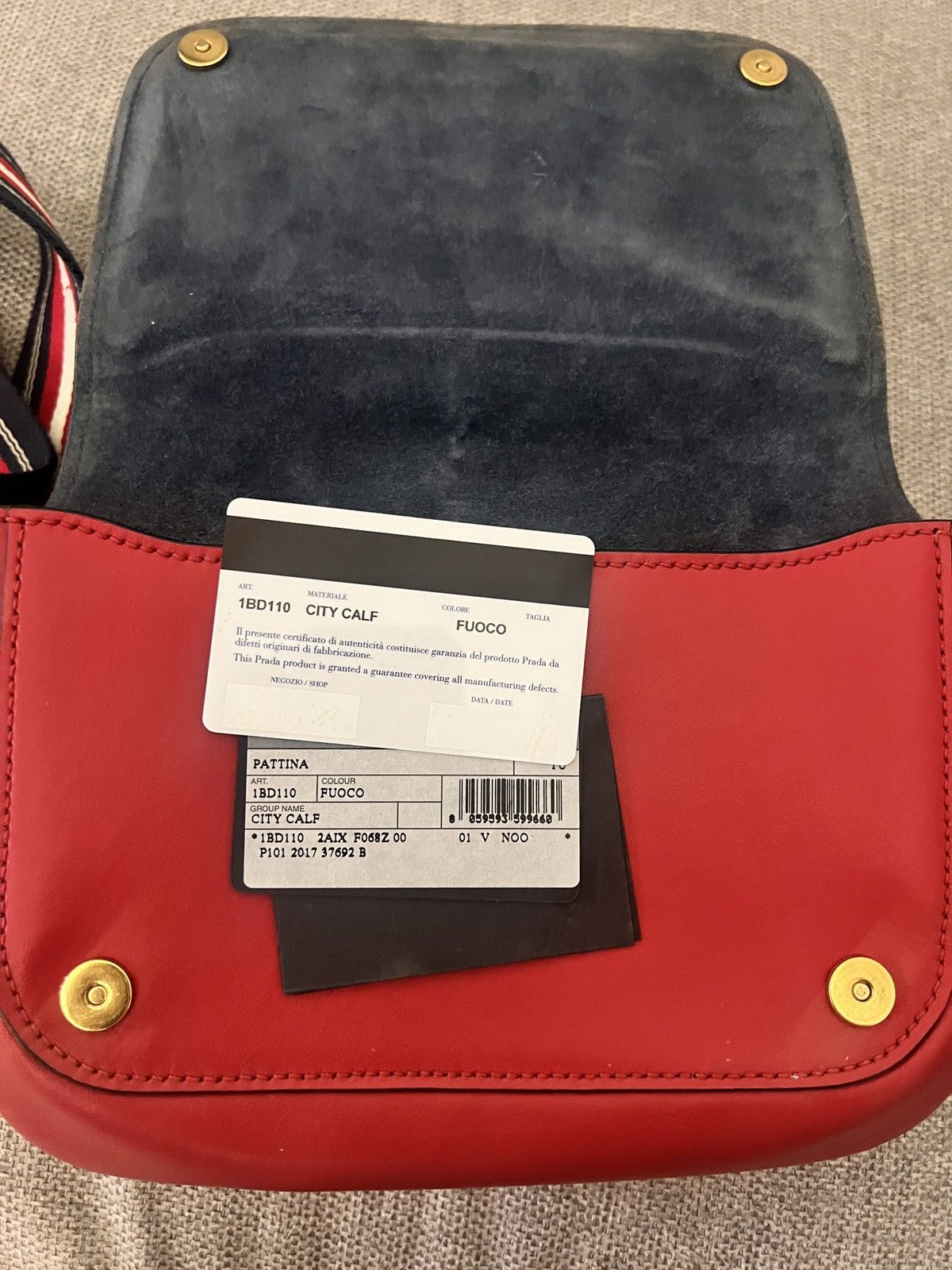 Prada City Calf Crossbody Bag Size ONE SIZE - 4 Thumbnail