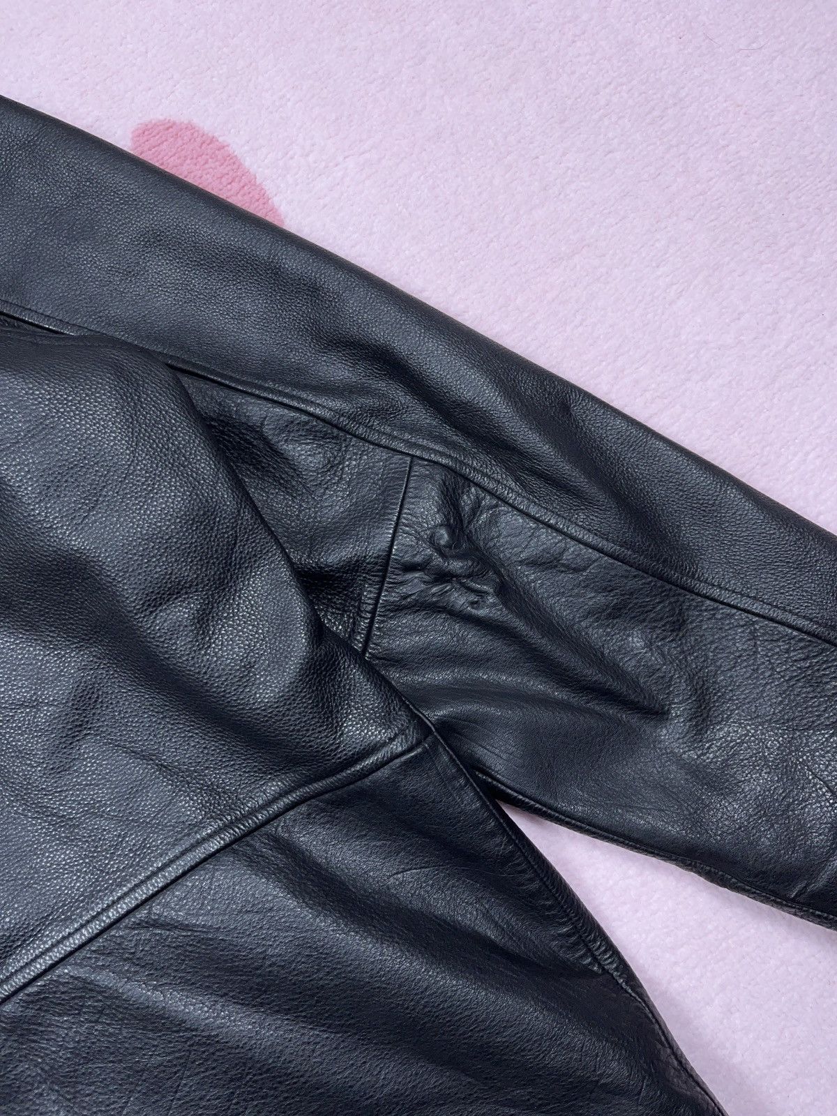 Genuine Leather × Vintage ➕ long genuine leather high quality matrix style essential Size US L / EU 52-54 / 3 - 7 Thumbnail
