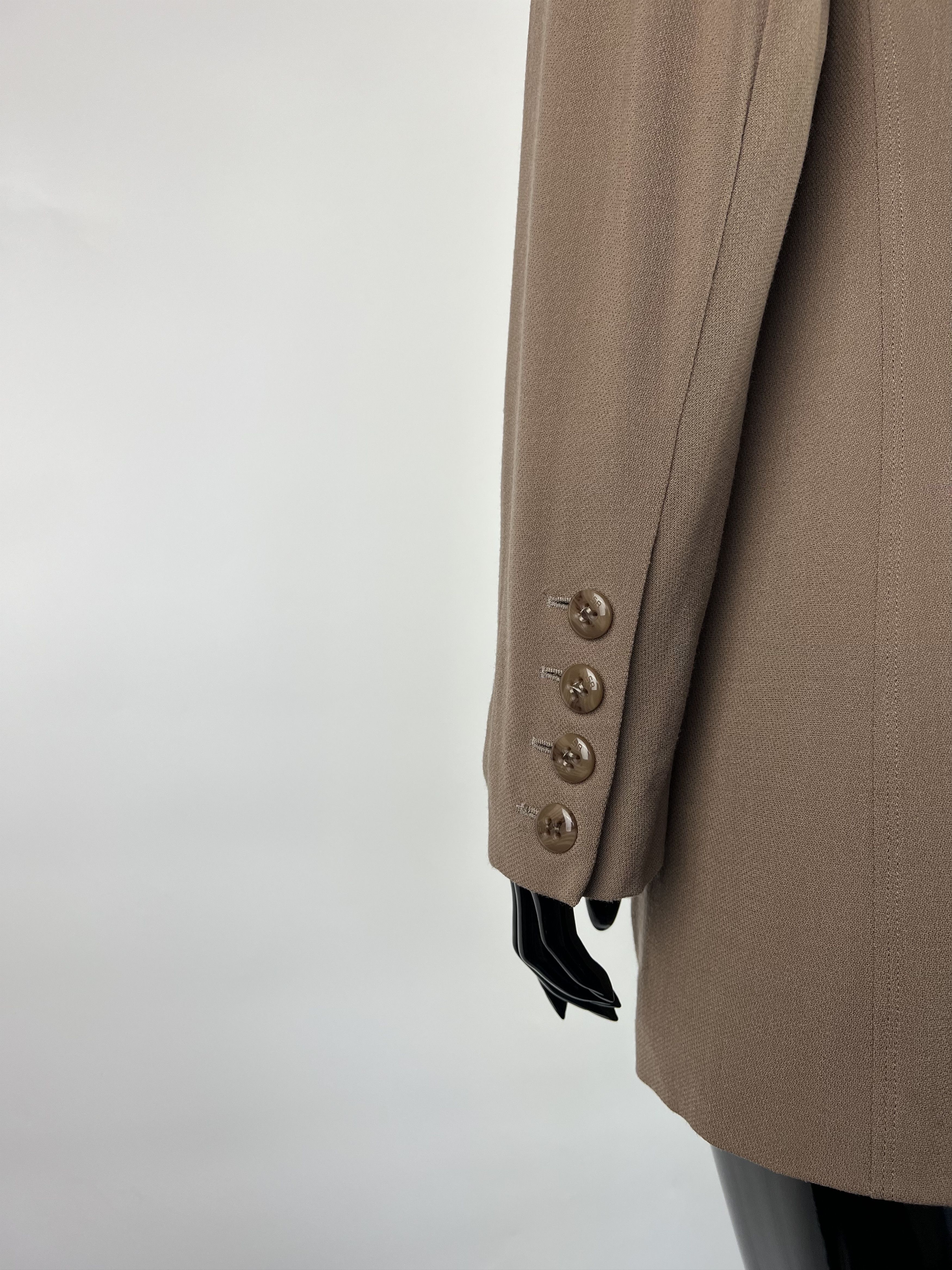 Sonia Rykiel Rare Vintage Sonia Rykiel Brown Wool Blazer Jacket Size 40 Size M / US 6-8 / IT 42-44 - 4 Thumbnail
