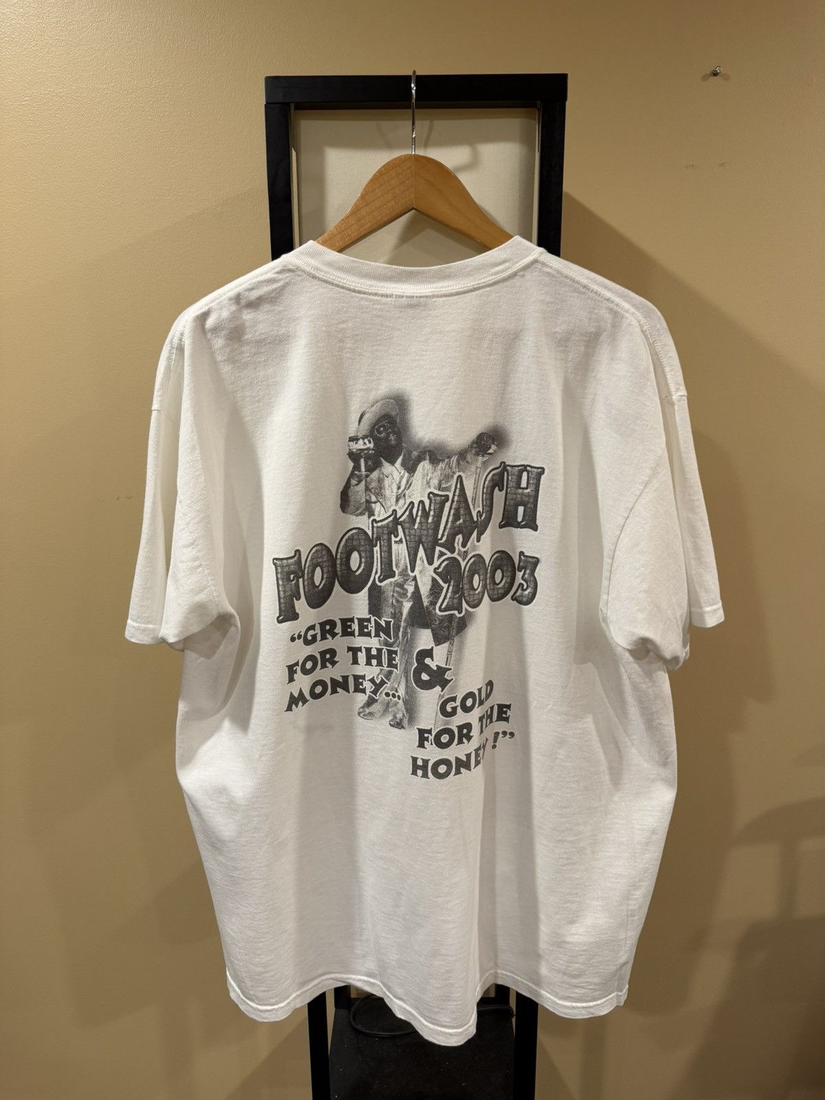Vintage Vintage Footwash 50 Cent & Usher Uniontown Alabama 2003 Tee Size US XL / EU 56 / 4 - 5 Thumbnail