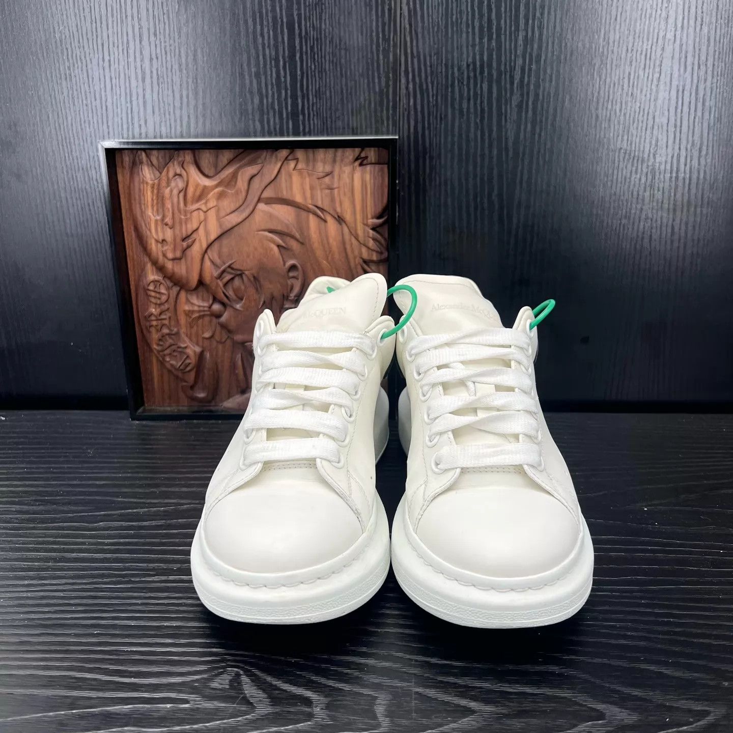 Alexander McQueen McQ Black Tail Smooth Calf Leather 39 Mint Size US 8.5 / IT 38.5 - 5 Thumbnail