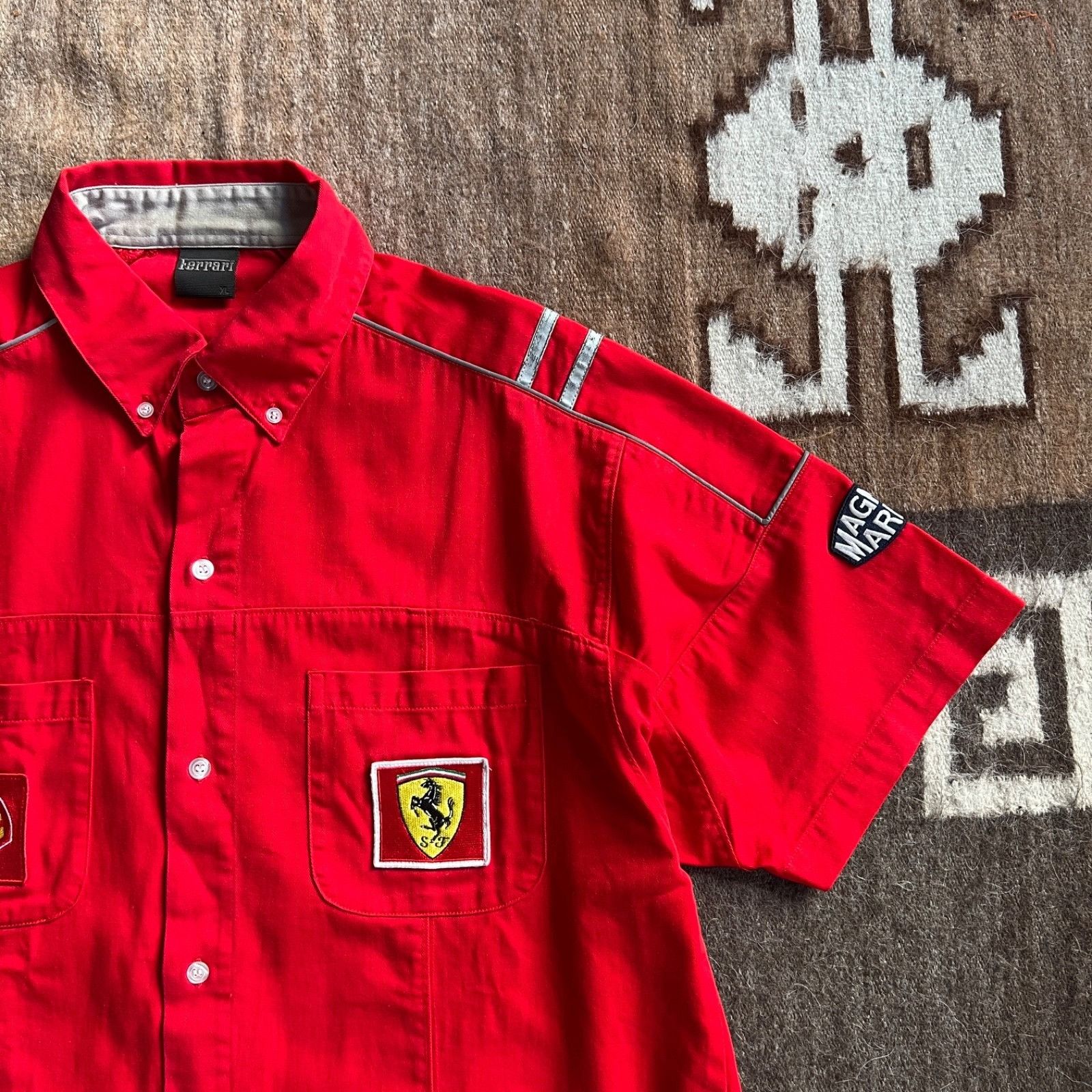 Ferrari Ferrari F1 Team Shell Magneti Marelli Racing Shirt 9501AC Size US XL / EU 56 / 4 - 5 Thumbnail