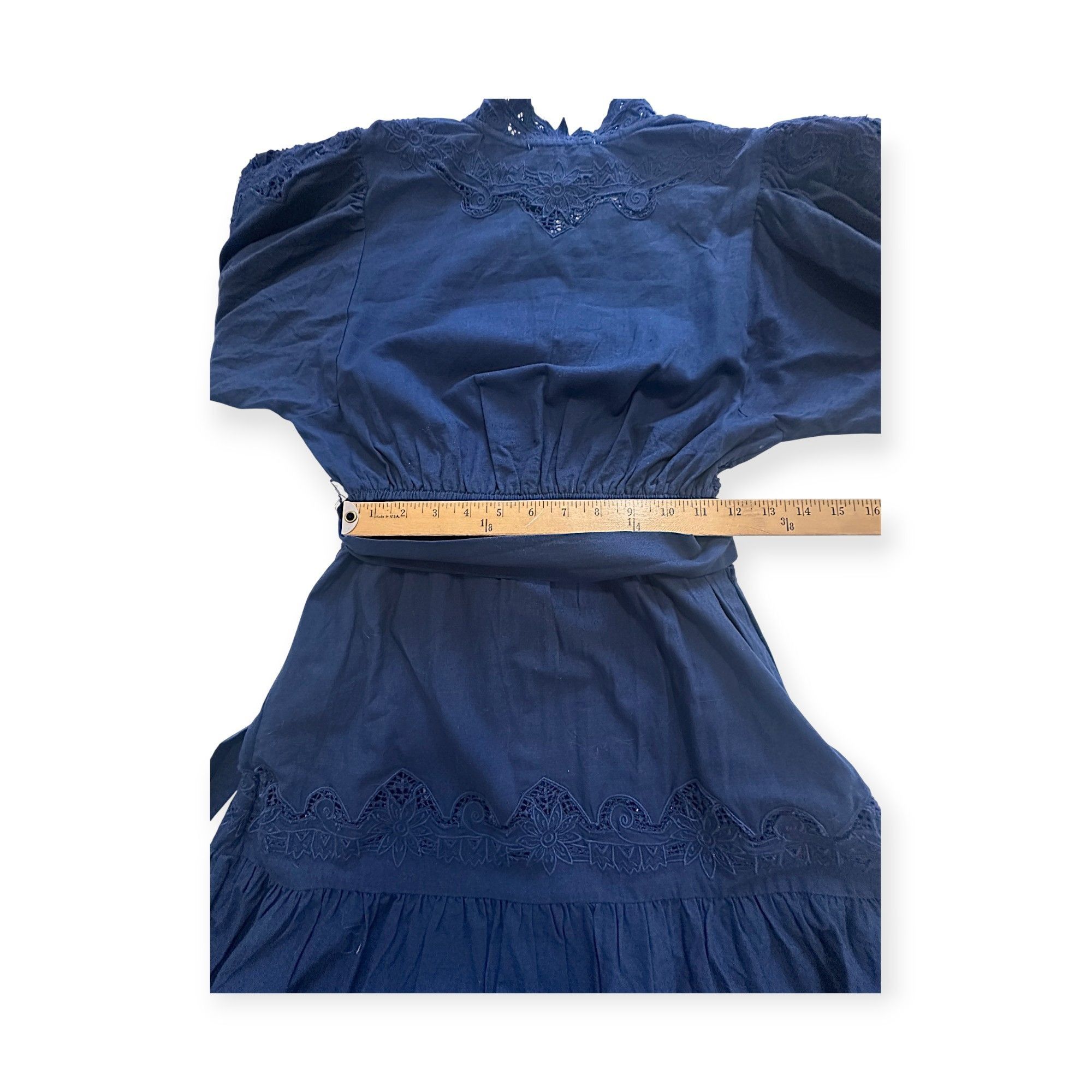 Sea New York Sea New York Anita Eyelet Mini Dress Navy Size 2 NWT Size XS / US 0-2 / IT 36-38 - 17 Thumbnail