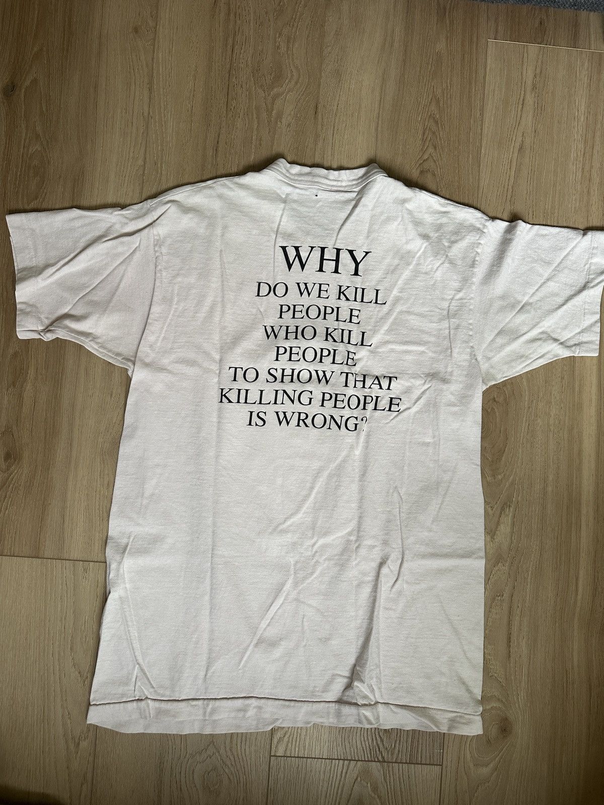 Other ‘Eye for an eye’ vintage single stitch tee Size US L / EU 52-54 / 3 - 4 Thumbnail