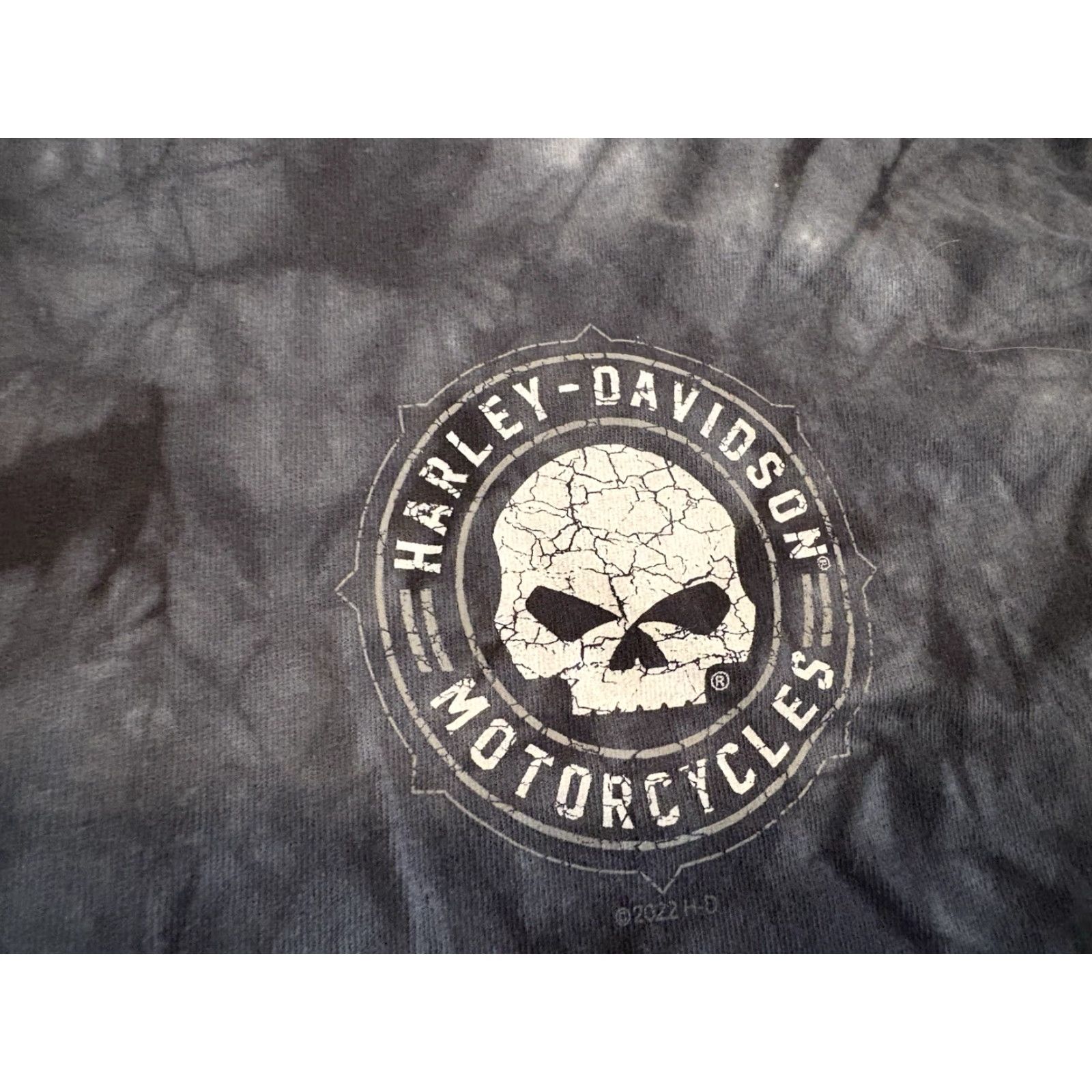 Harley Davidson Harley-Davidson Short Sleeve Tee Shirt Deadwood South Dakota Skull Mens 2XL XXL Gray T-Shirt Crew Neck Graphic Print Biker USA Double-Sided Cotton Size US XXL / EU 58 / 5 - 3 Thumbnail