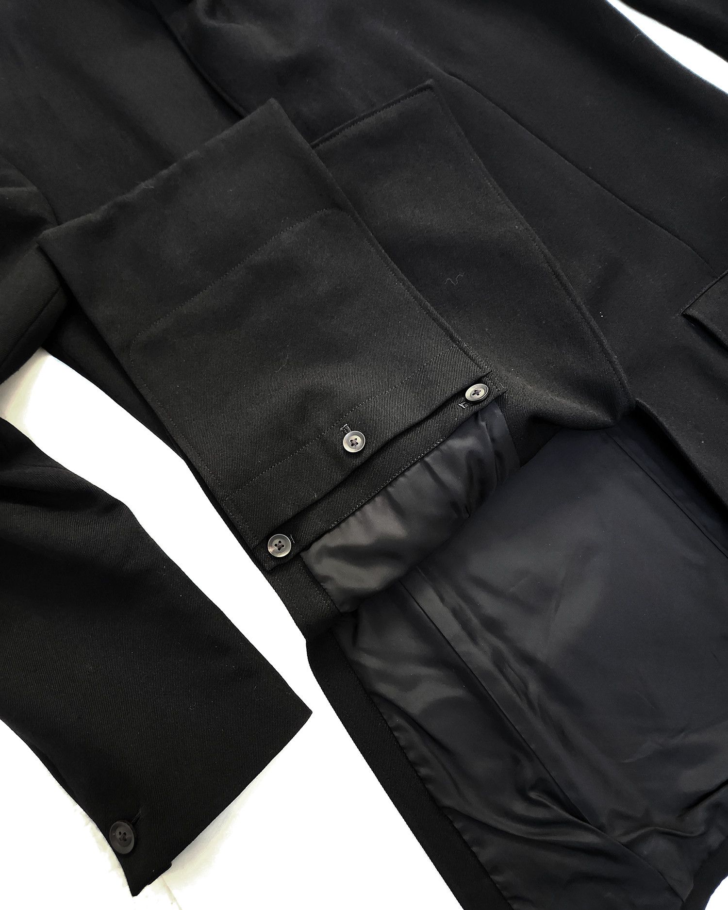 Yohji Yamamoto Yohji Yamamoto Pour Homme 21AW Tailored Jacket Size US M / EU 48-50 / 2 - 4 Thumbnail