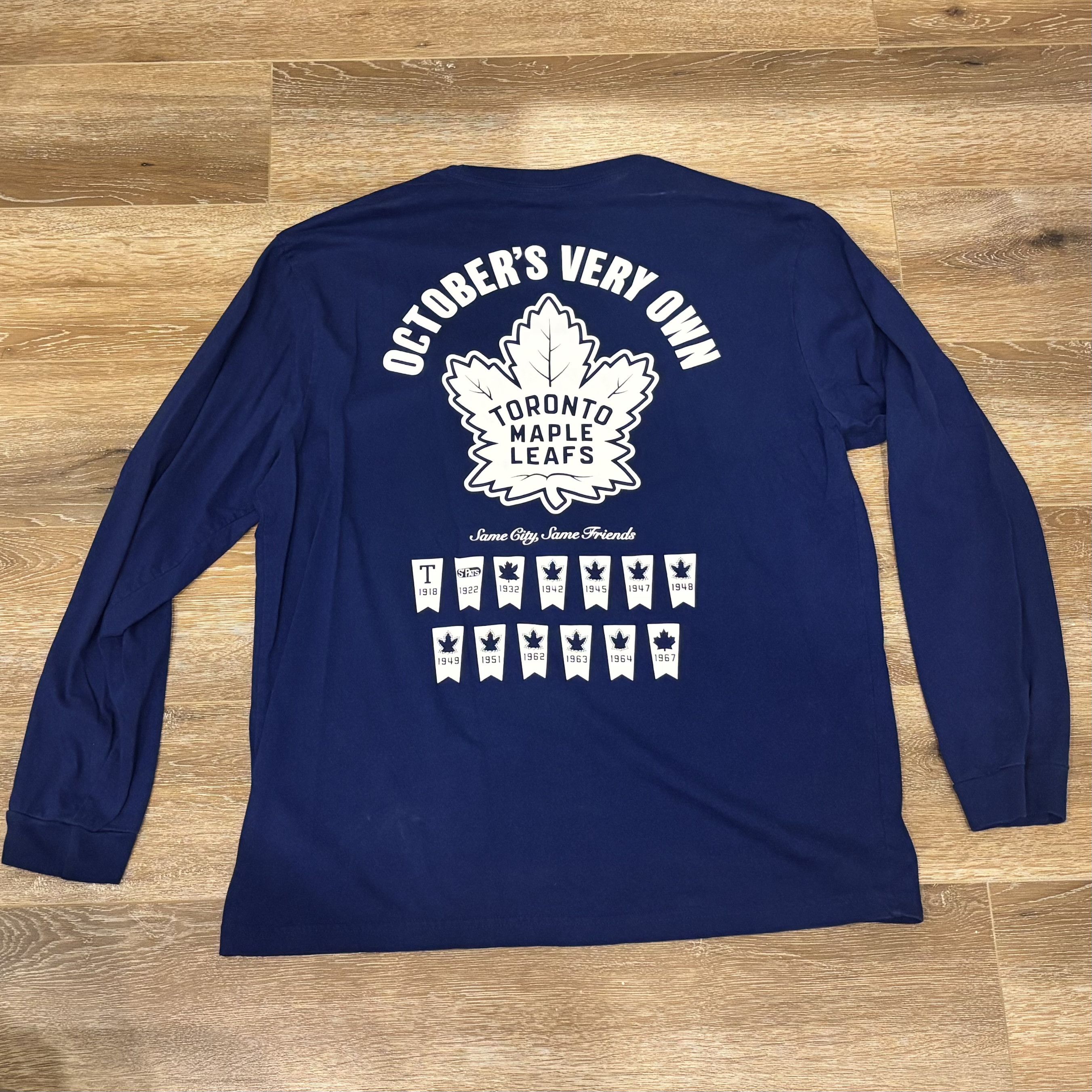 NHL × October's Very Own OVO TORONTO MAPLE LEAFS LONG SLEEVE Size US XL / EU 56 / 4 - 2 Thumbnail