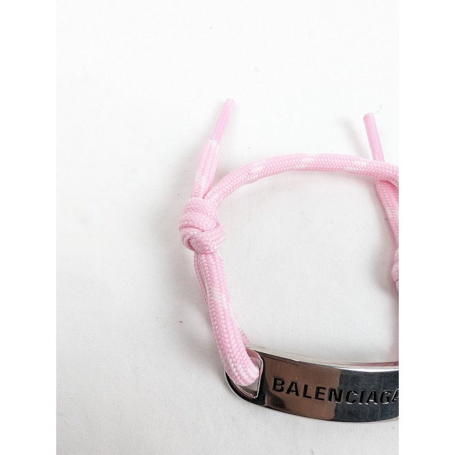 Balenciaga o1rshd1 Q:2 / Size: OS / Plate Bracelet in Pink Size ONE SIZE - 4 Thumbnail