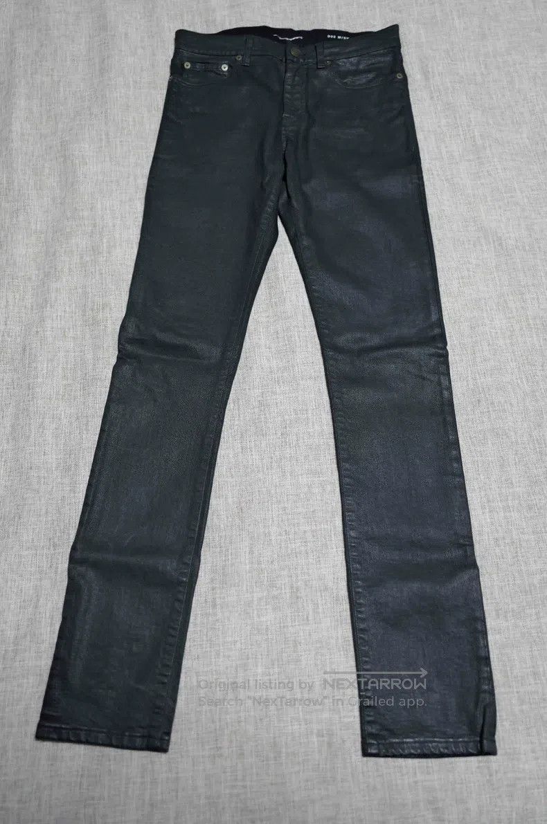 Saint Laurent Paris Saint Laurent Paris Coated and Rubberized Denim Jeans Size US 29 - 1 Thumbnail