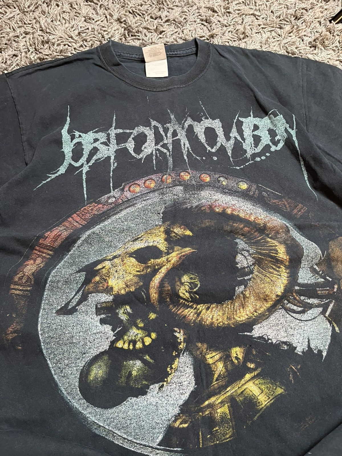 Band Tees VTG Job For A Cowboy "Aztec" Band Tee - Faded Black Size US M / EU 48-50 / 2 - 3 Thumbnail