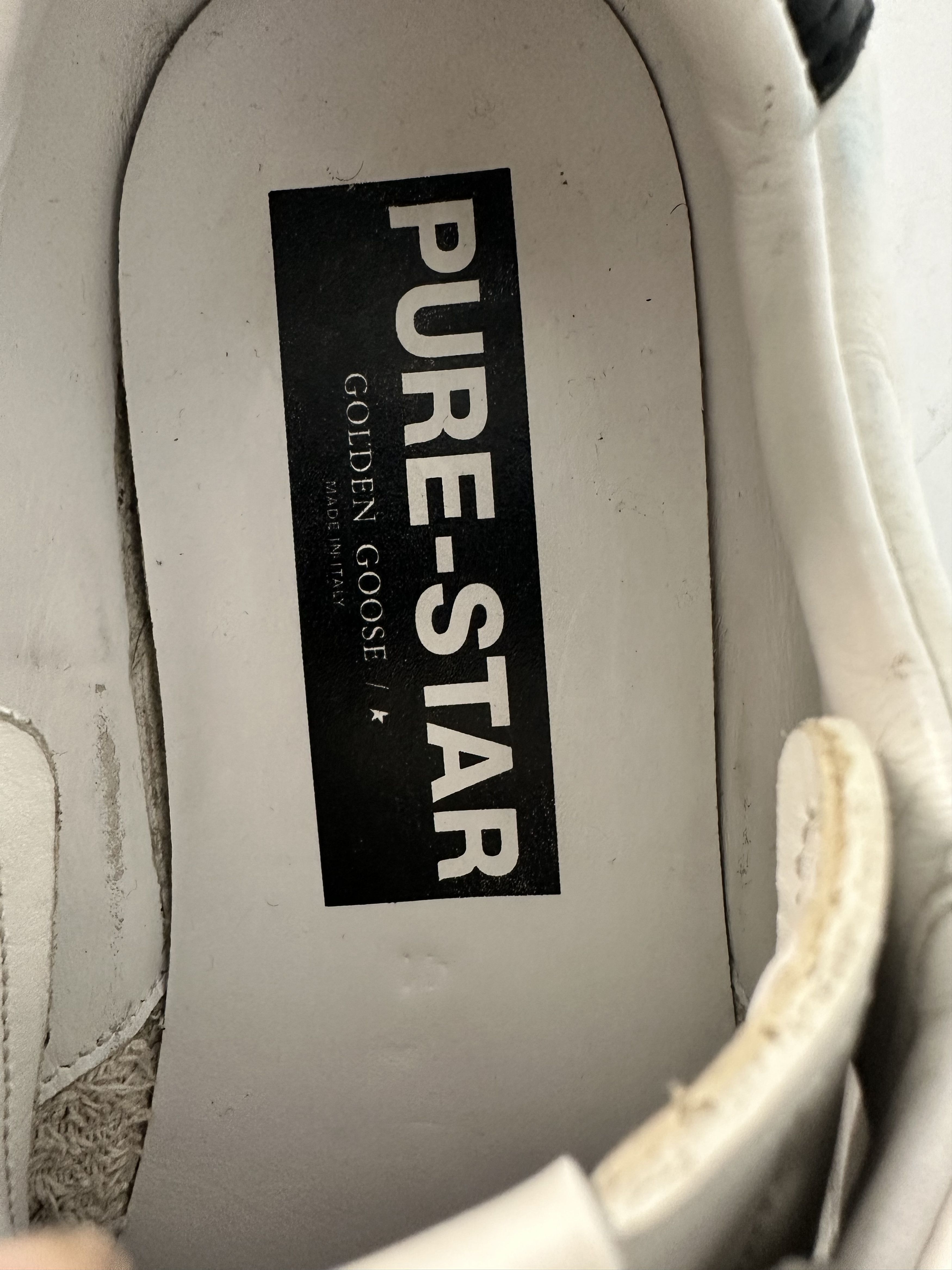 Golden Goose Golden Goose White Leather Pure Star Sneakers Size 41 Size US 8 / EU 41 - 10 Thumbnail