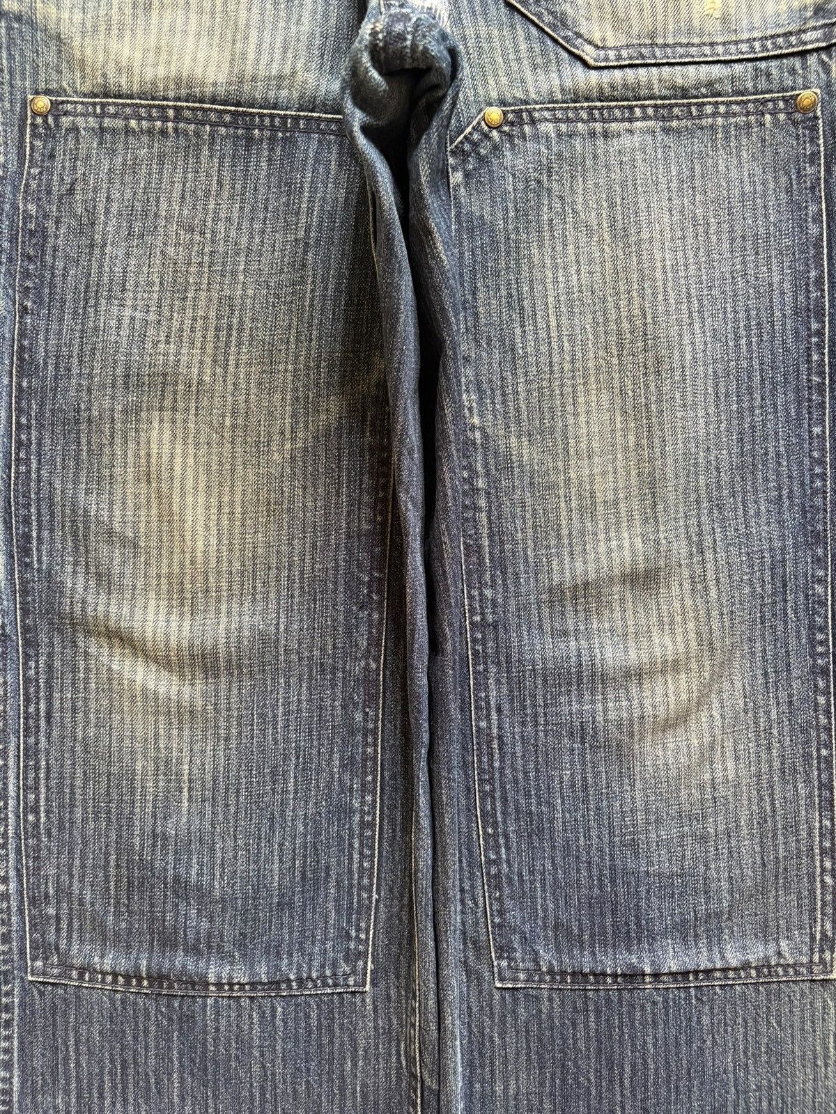 Japanese Brand Vintage Japanese Brand Mud Wash Hickory Baggy Carpenter Jean Size US 32 / EU 48 - 5 Thumbnail