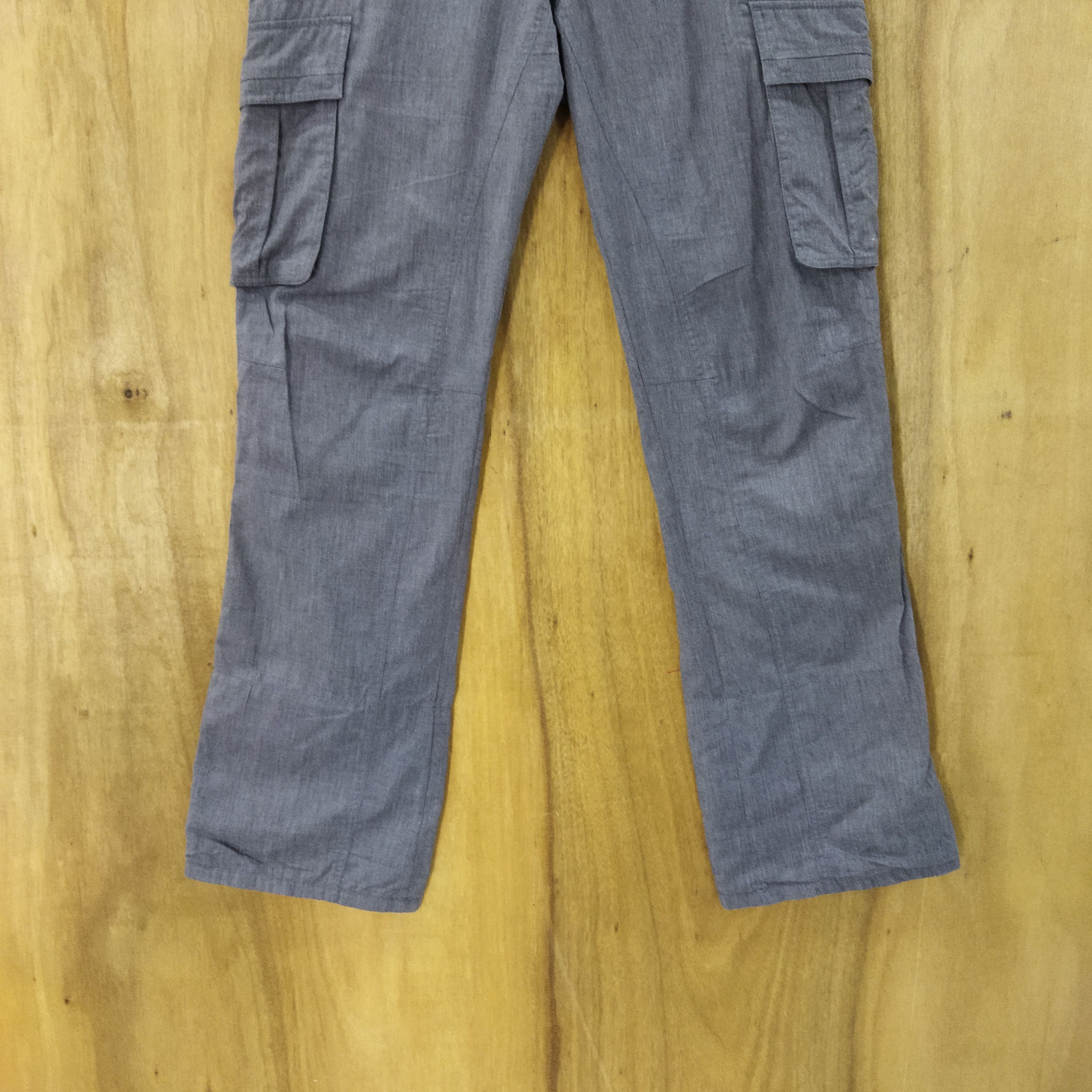 Japanese Brand MICHEL KLEIN GREY CARGO PANTS Size US 34 / EU 50 - 3 Thumbnail