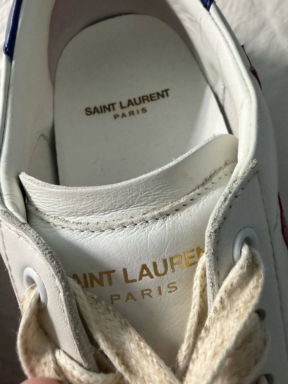 Saint Laurent Paris Saint Laurent SL/06 STARS SNEAKER Red White And Blue Stars Size US 9 / EU 42 - 19 Thumbnail