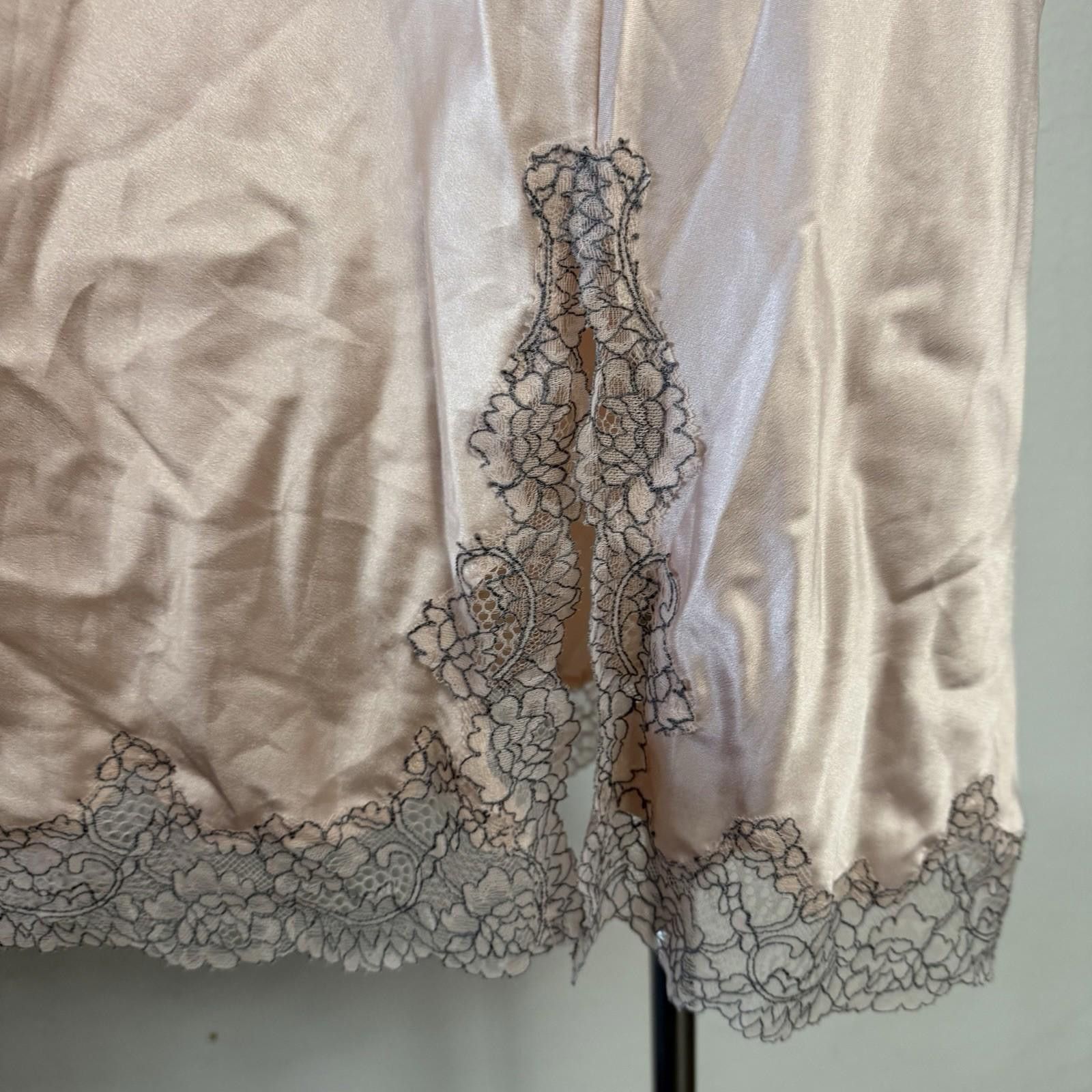 Designer Victoria Secret Lace Slip L Size ONE SIZE - 6 Thumbnail