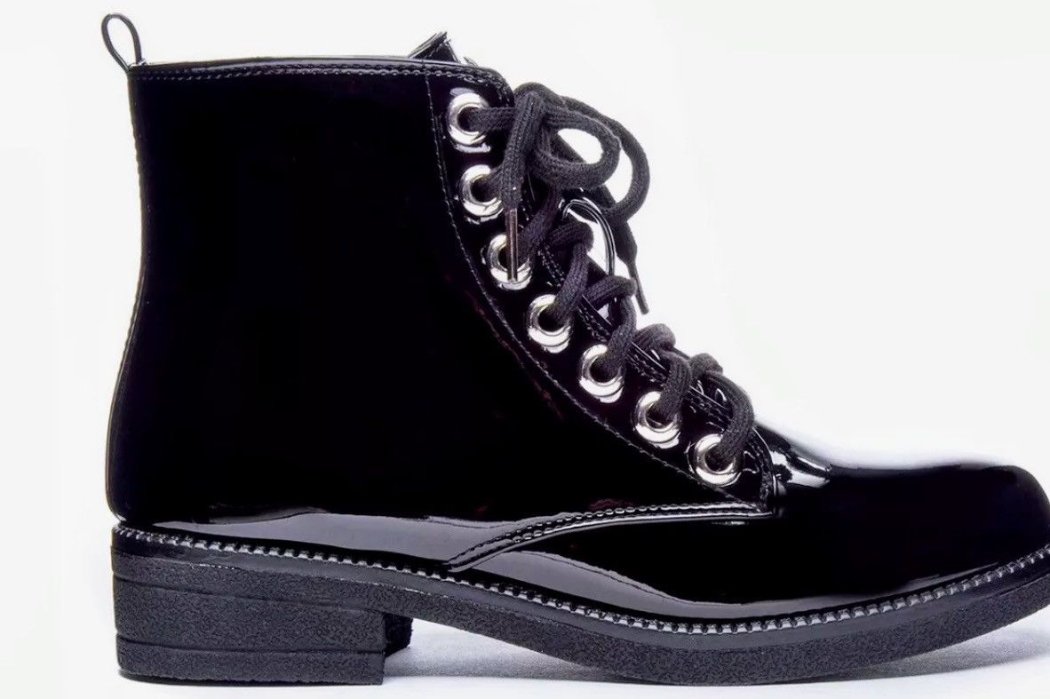 Cold Laundry NEW DIRTY LAUNDRY STEFAN PATENT LEATHER BLACK BOOTS Size 9.5 Size US 9.5 / IT 39.5 - 1 Thumbnail