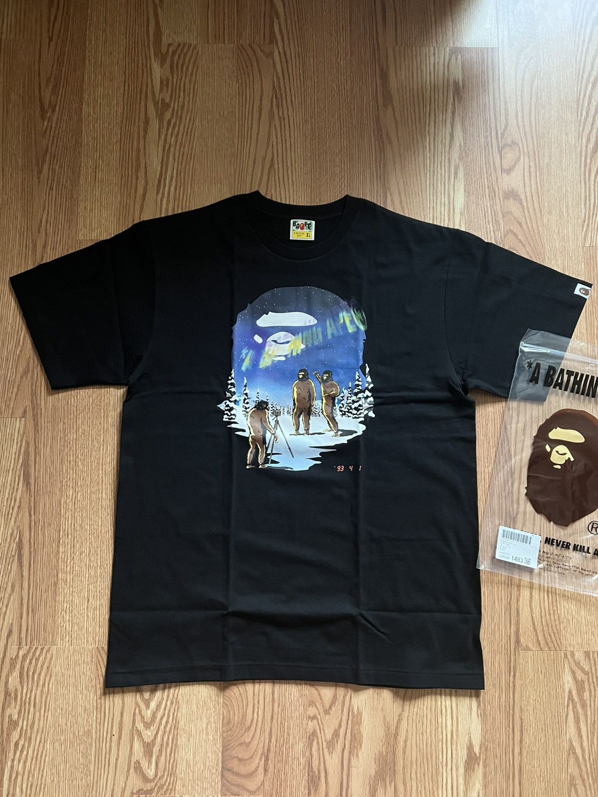 Bape Bape "Aurora" Big Ape Head Tee Size US XL / EU 56 / 4 - 1 Thumbnail