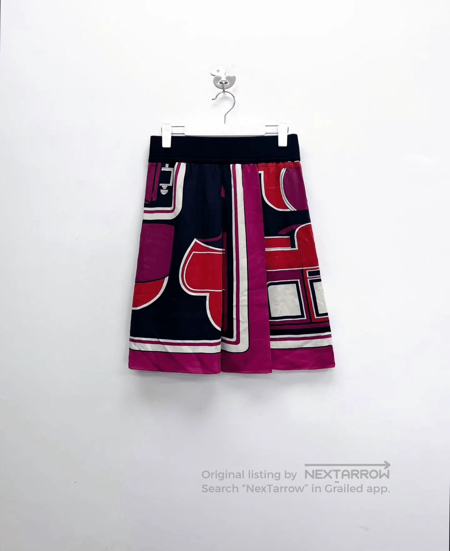 Hermes Hermes Geometric Silk Short Skirt. Size 39" - 1 Thumbnail