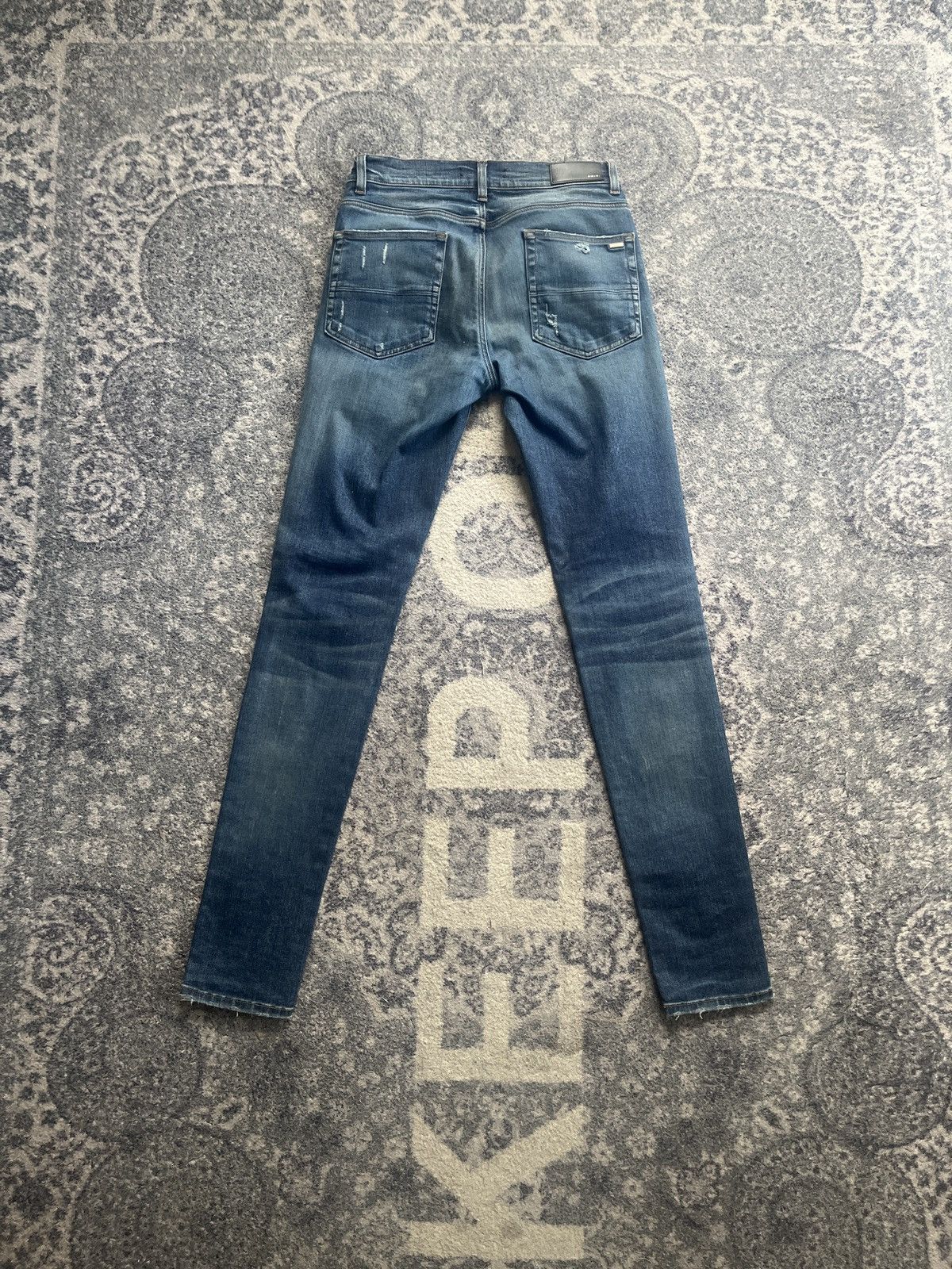 Amiri Mike Amiri MX1 Distressed Denim Size US 30 / EU 46 - 2 Thumbnail