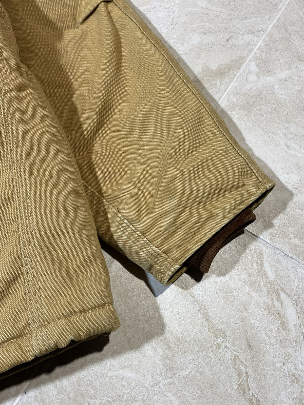 Carhartt 🔥 CARHARTT CANVAS WORK JACKET Y2K DETROIT VIBES USA MADE Size US M / EU 48-50 / 2 - 24 Thumbnail