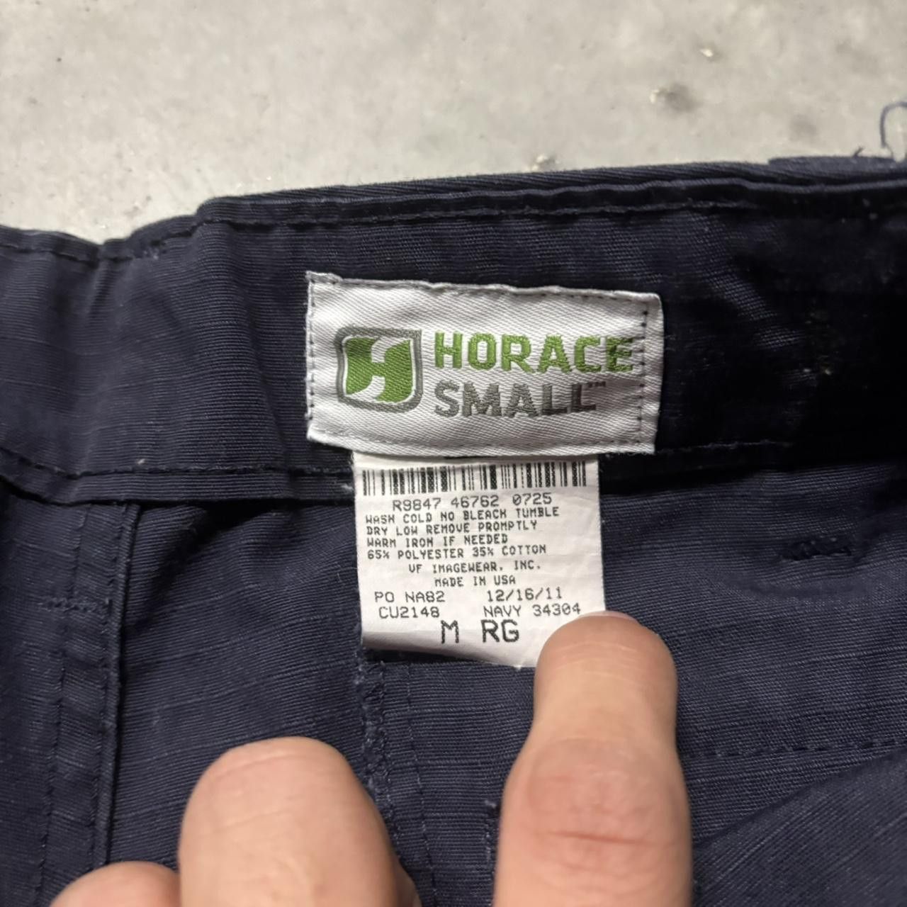 Japanese Brand × Vintage Crazy Vintage Y2K/2000s Baggy Navy Blue Skater Cargo Pants! Size US 33 - 7 Thumbnail