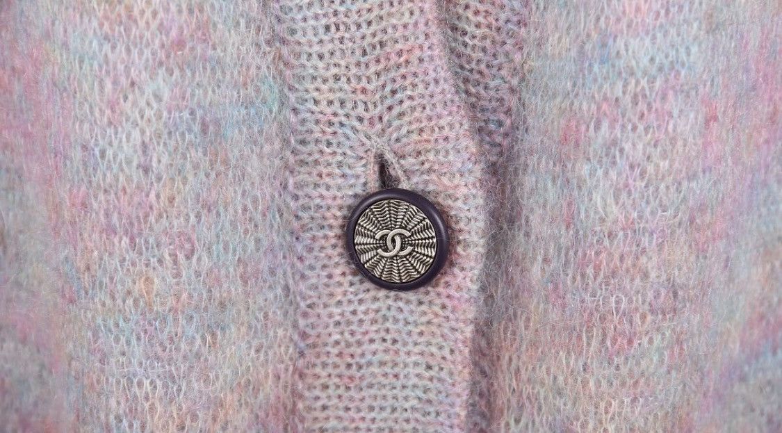 Chanel Chanel Oversized Mohair Button CC Cardigan Sweater Size XL / US 12-14 / IT 48-50 - 3 Thumbnail